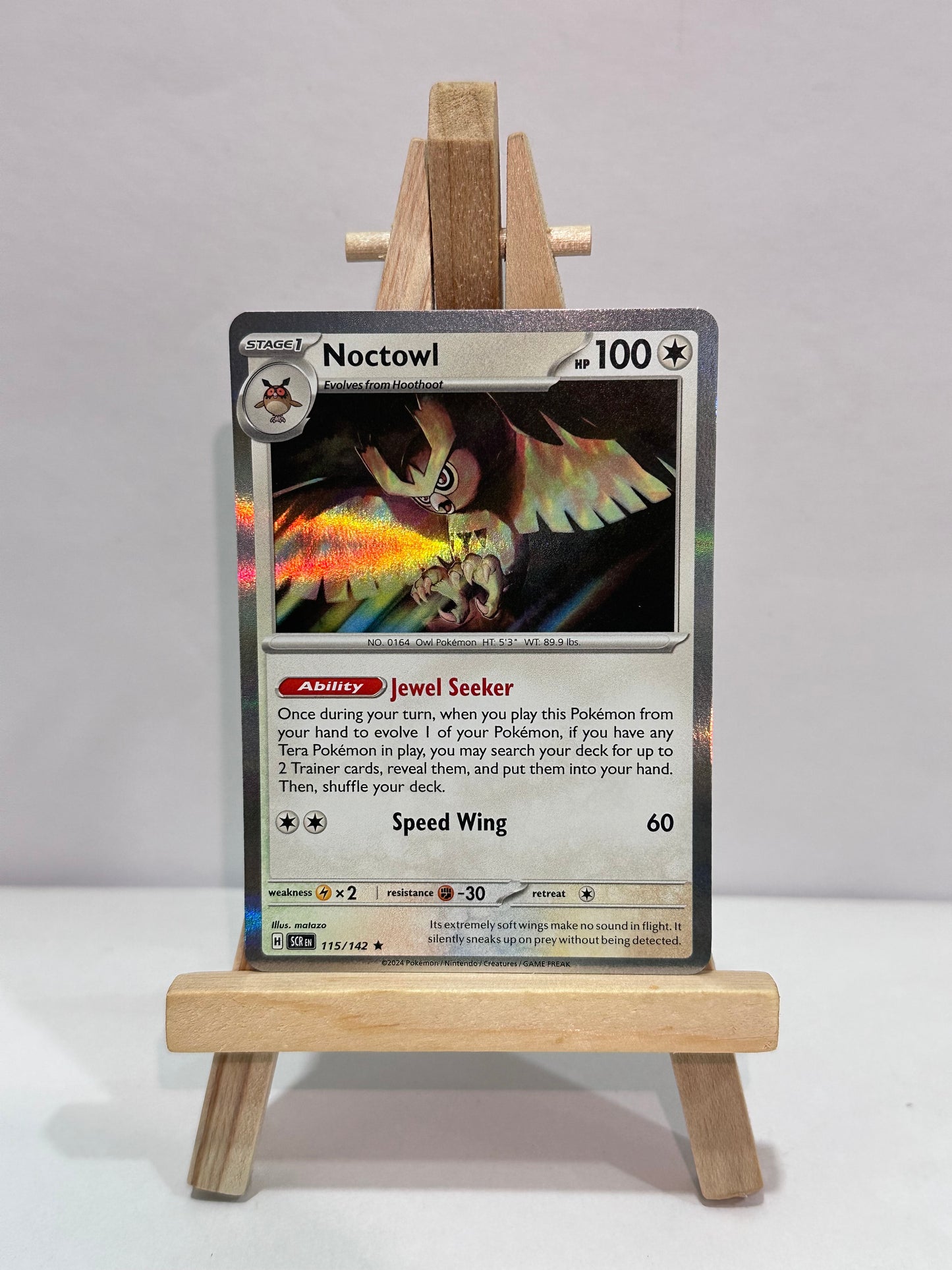 Noctowl (SV Stellar Crown) Holo