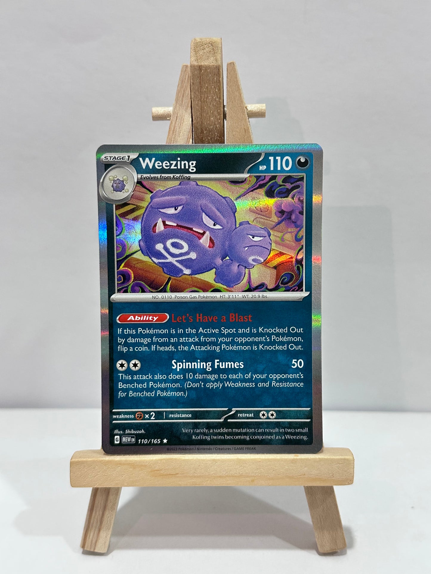 Weezing (SV 151) Holo