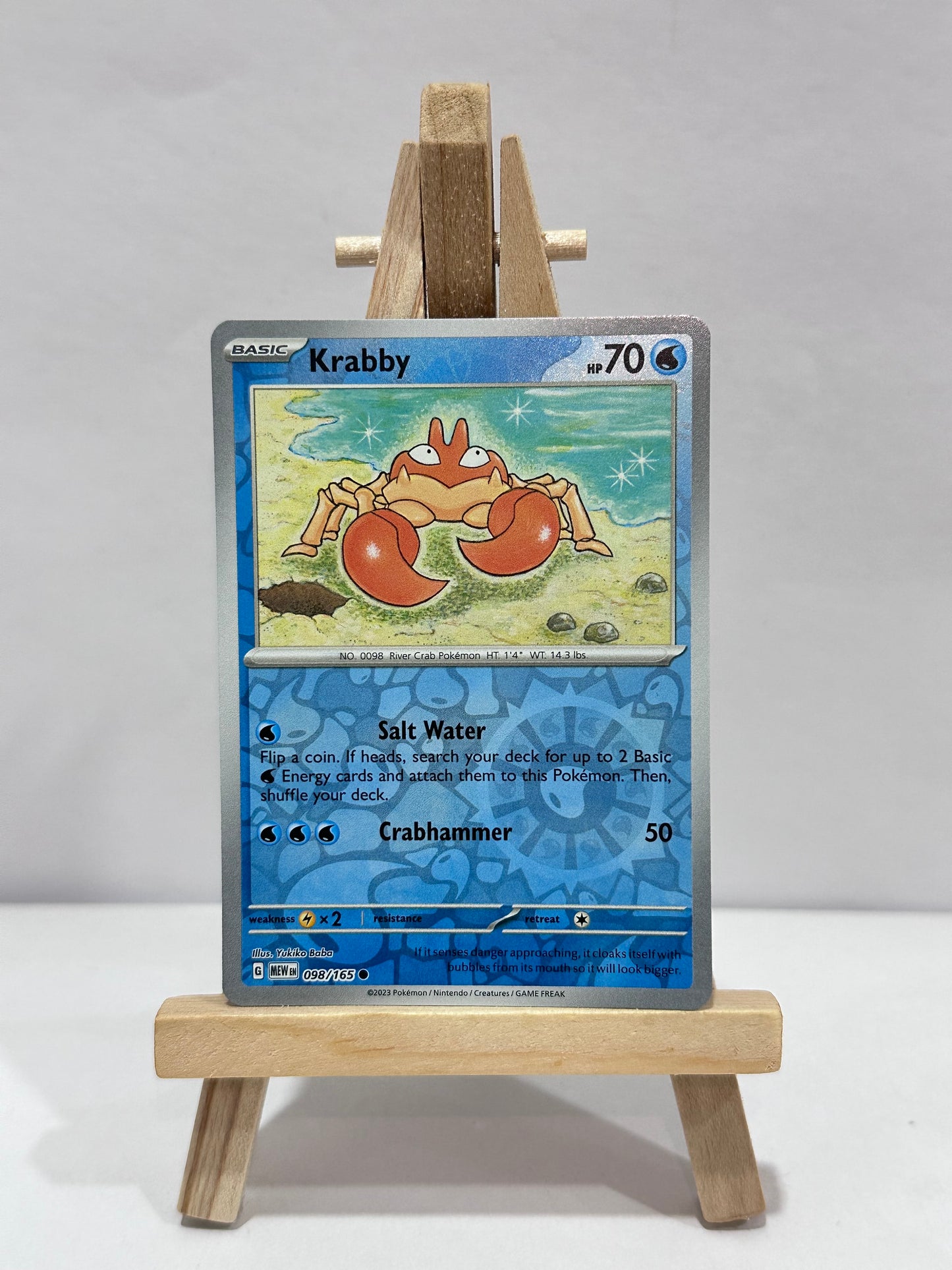 Krabby (SV 151) Reverse Holo