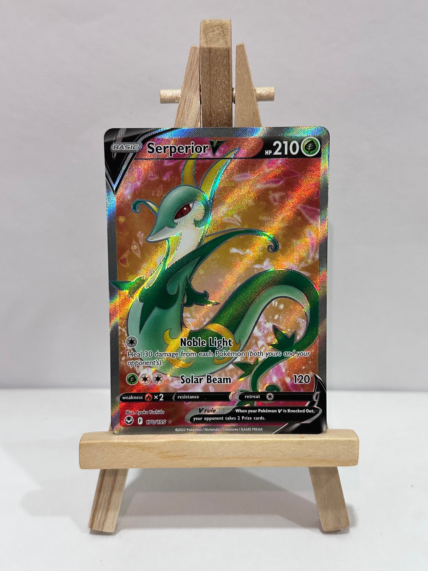 Serperior V (SWSH Silver Tempest)