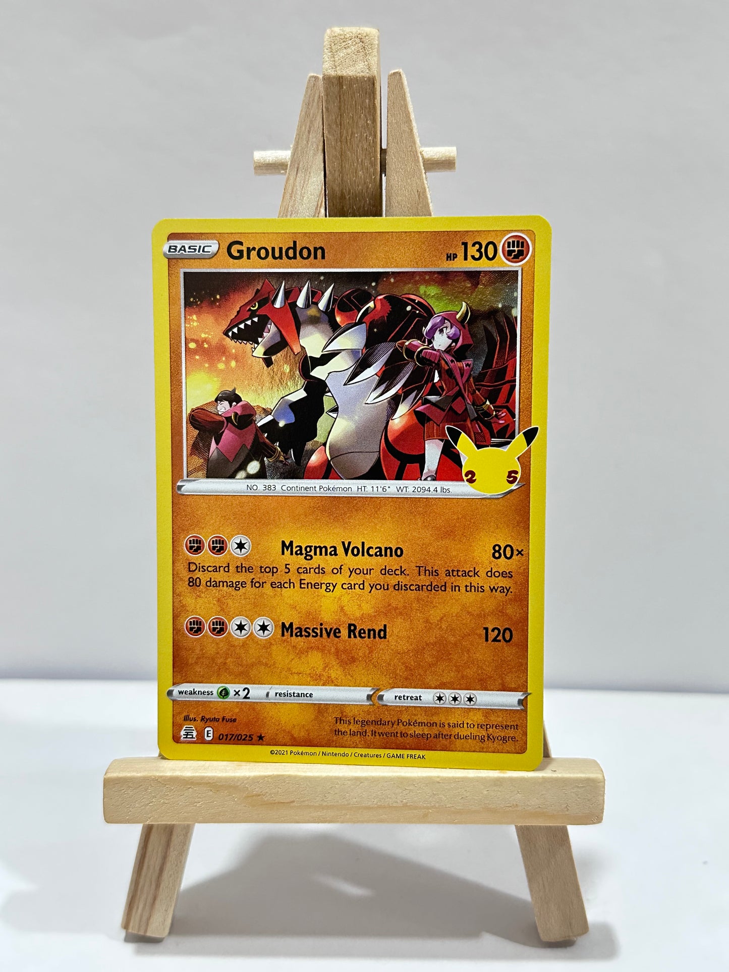 Groudon (SWSH Celebrations)