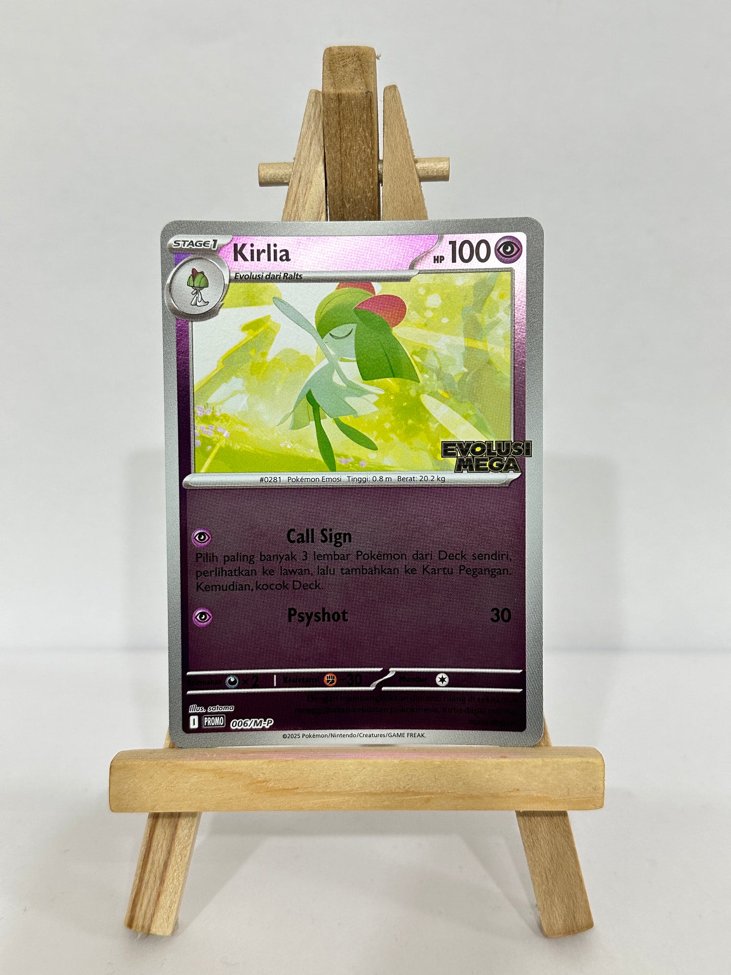 Kirlia (Reverse Holo Promo) Indonesia