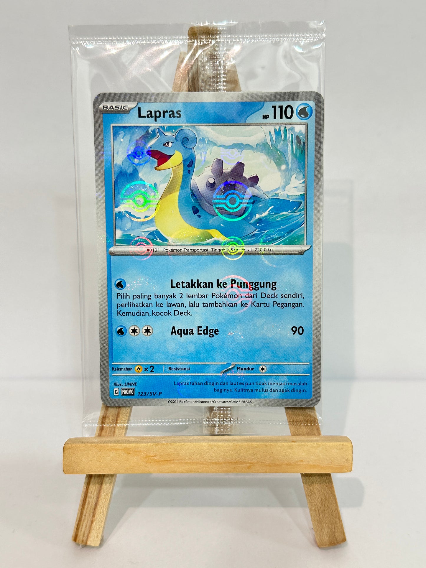 Lapras Pokeball (151 Sealed Promo) Indonesia