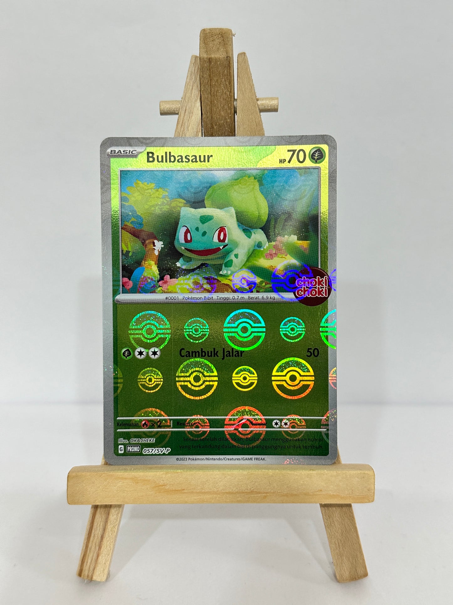 Bulbasaur Pokeball (Choki Choki Promo) Indonesia
