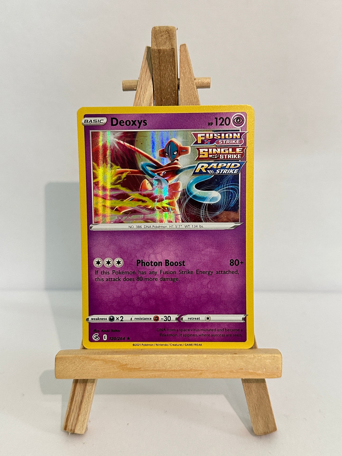 Deoxys (SWSH Fusion Strike) Holo