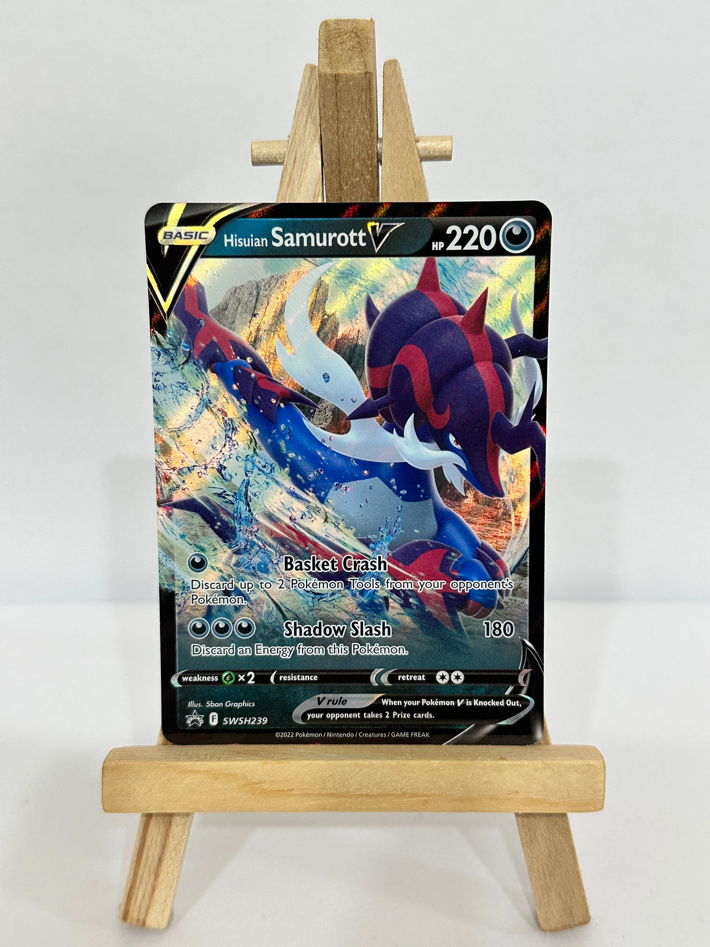 Hisuian Samurott V (SWSH239) Promo