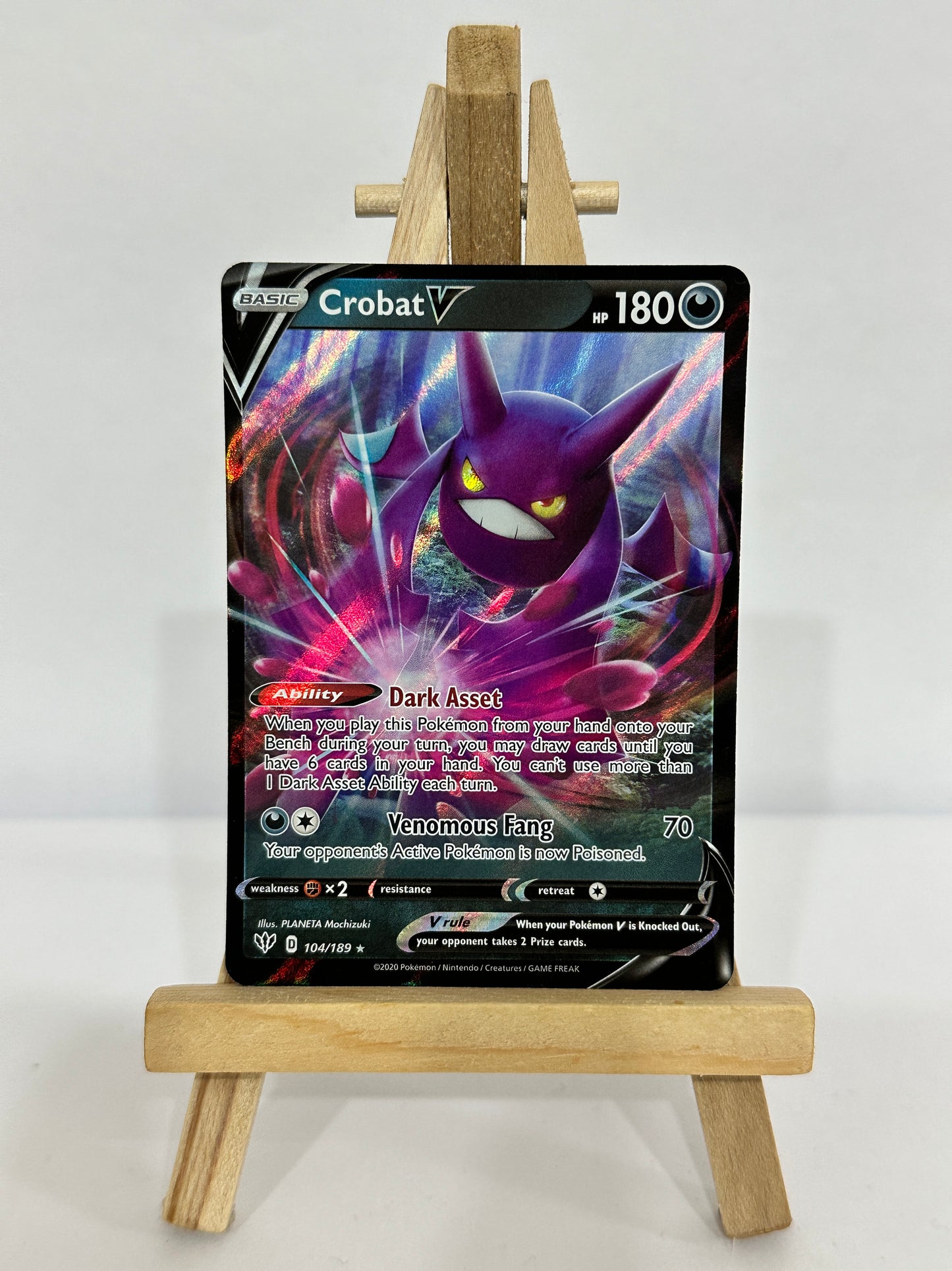 Crobat V (SWSH Darkness Ablaze)