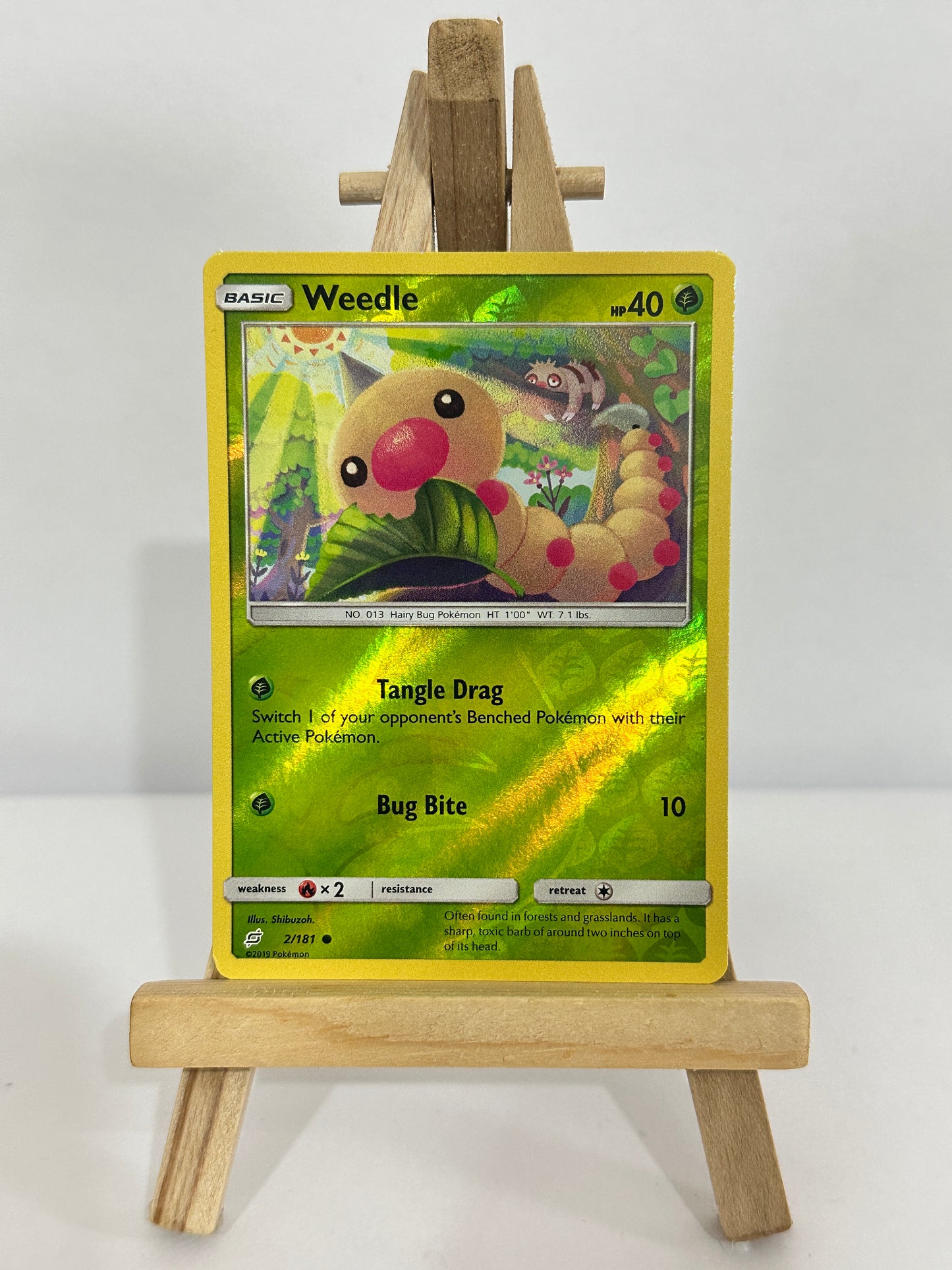 Weedle (SM Team Up) Reverse Holo