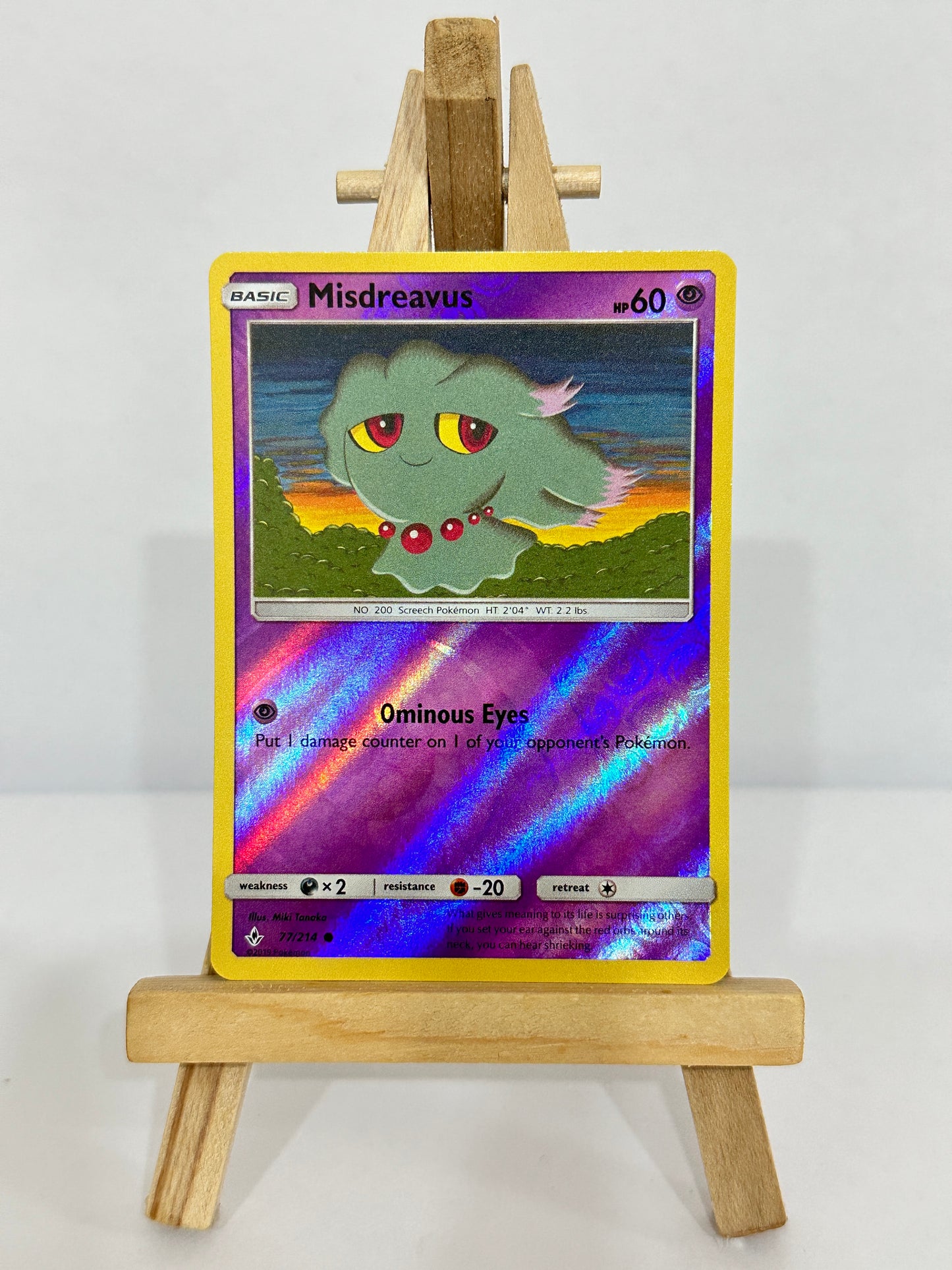 Misdreavus (SM Unbroken Bonds) Reverse Holo