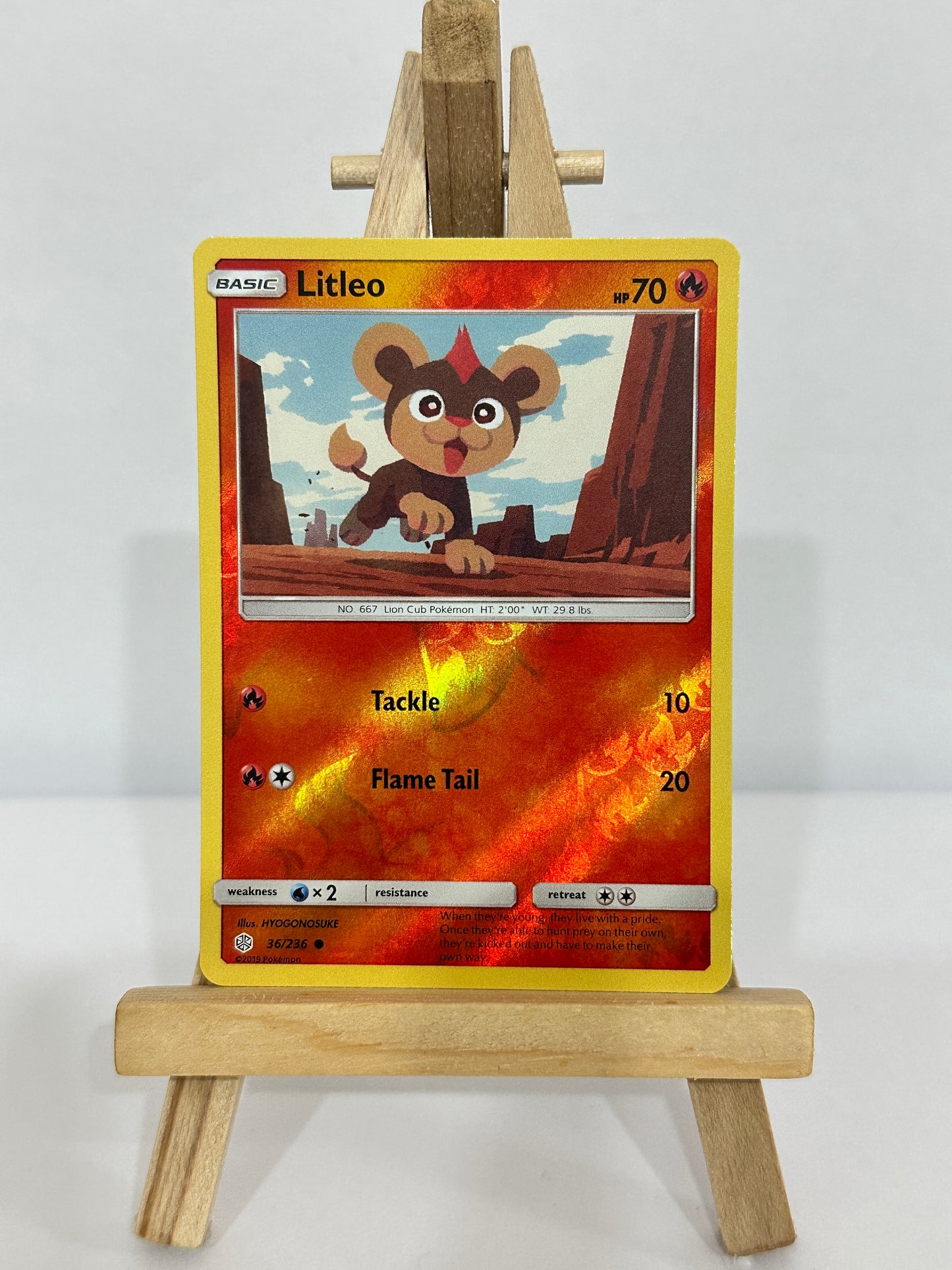 Litleo (SM Cosmic Eclipse) Reverse Holo