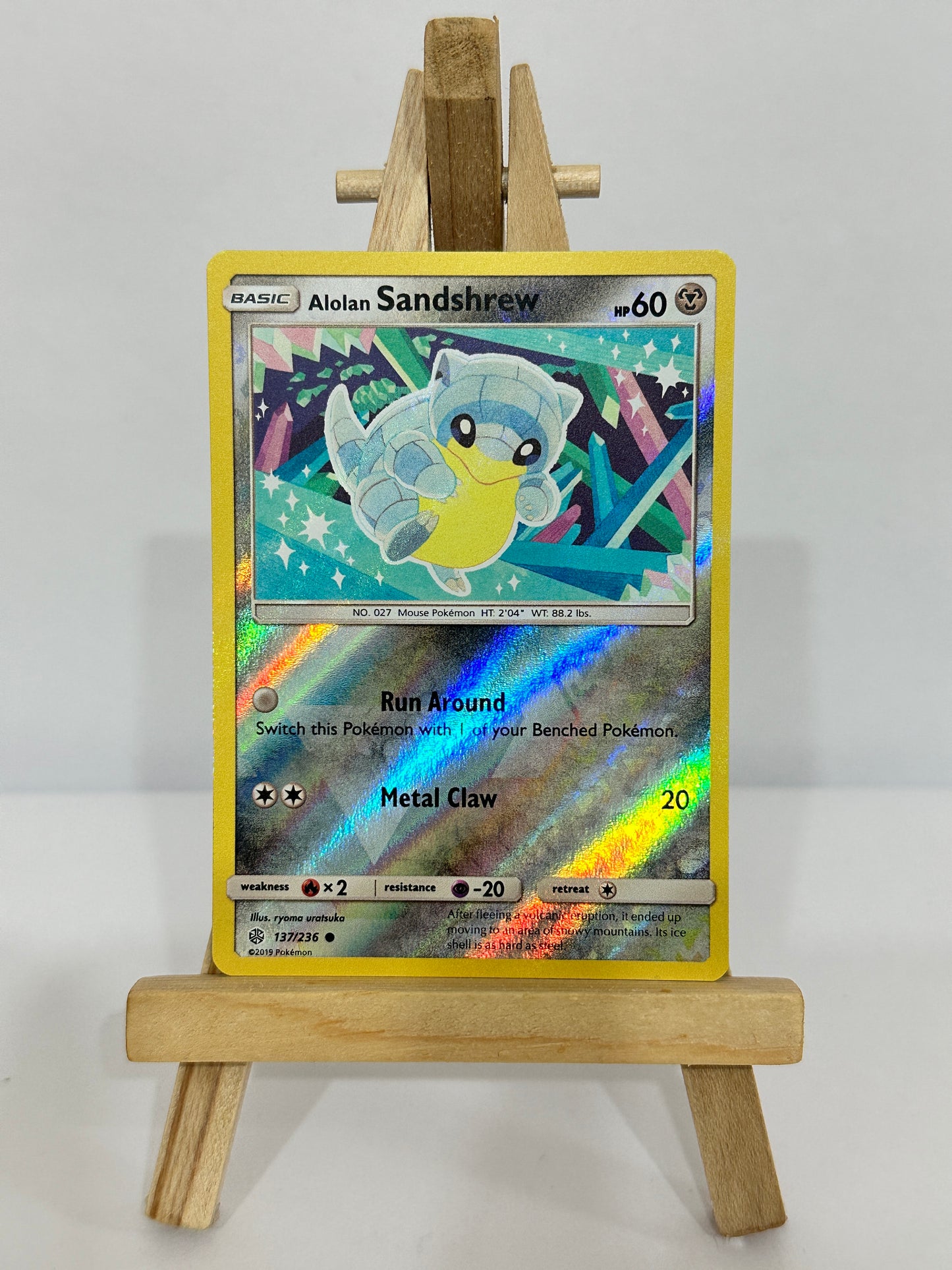 Alolan Sandshrew (SM Cosmic Eclipse) Reverse Holo
