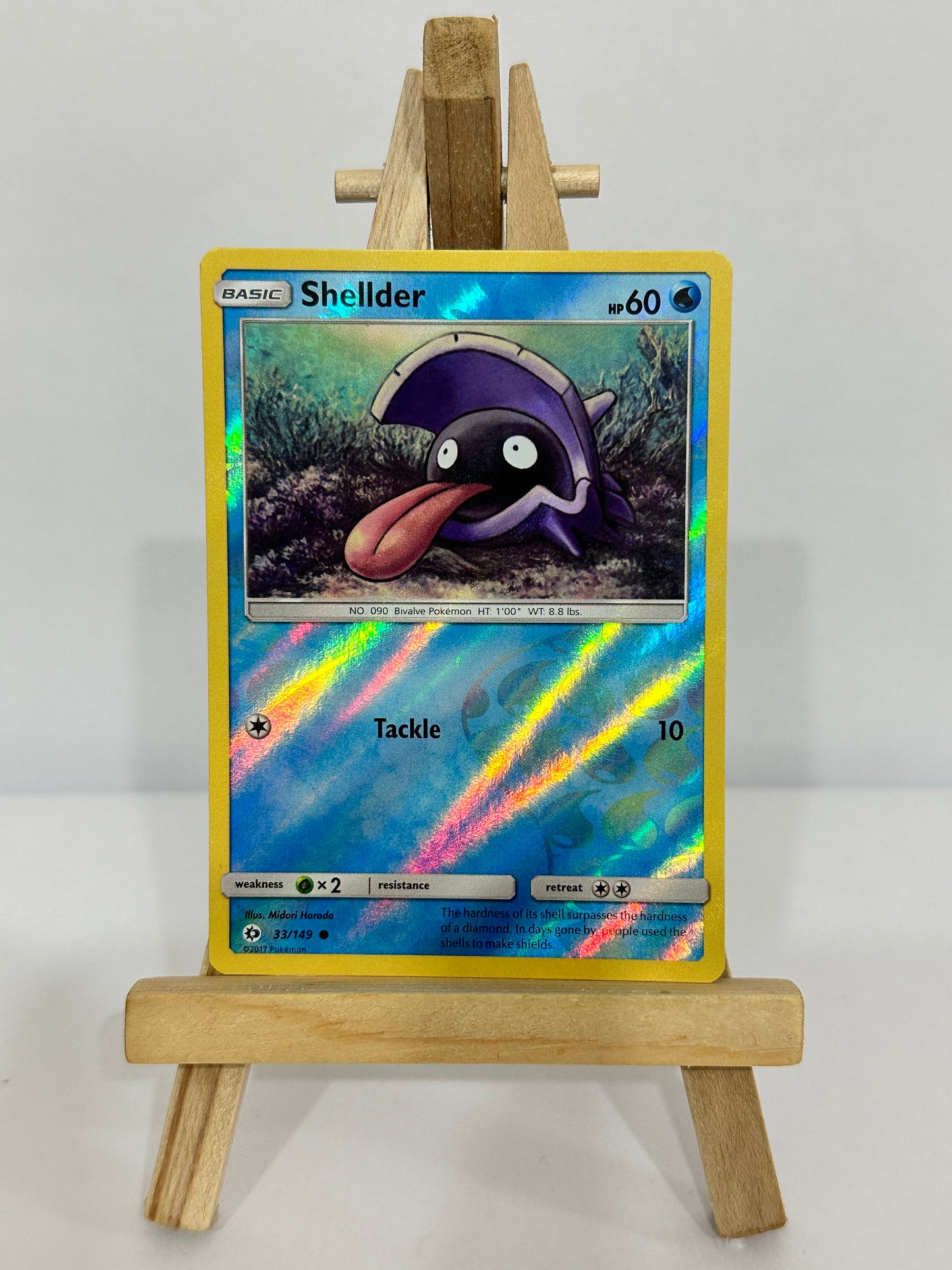 Shellder (SM Base Set) Reverse Holos