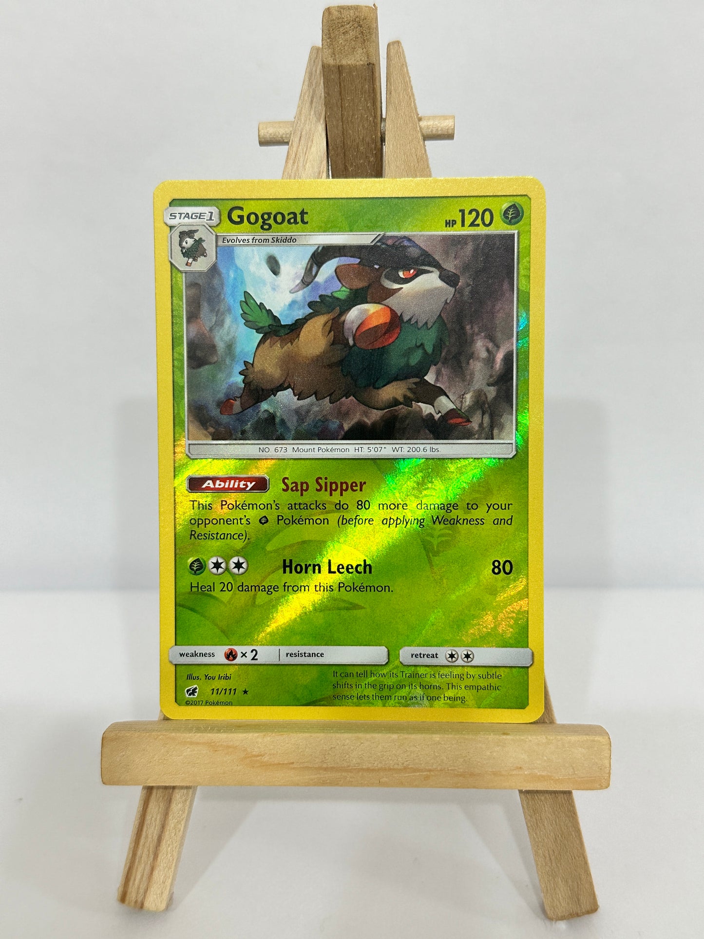 Gogoat (SM Crimson Invasion) Reverse Holos