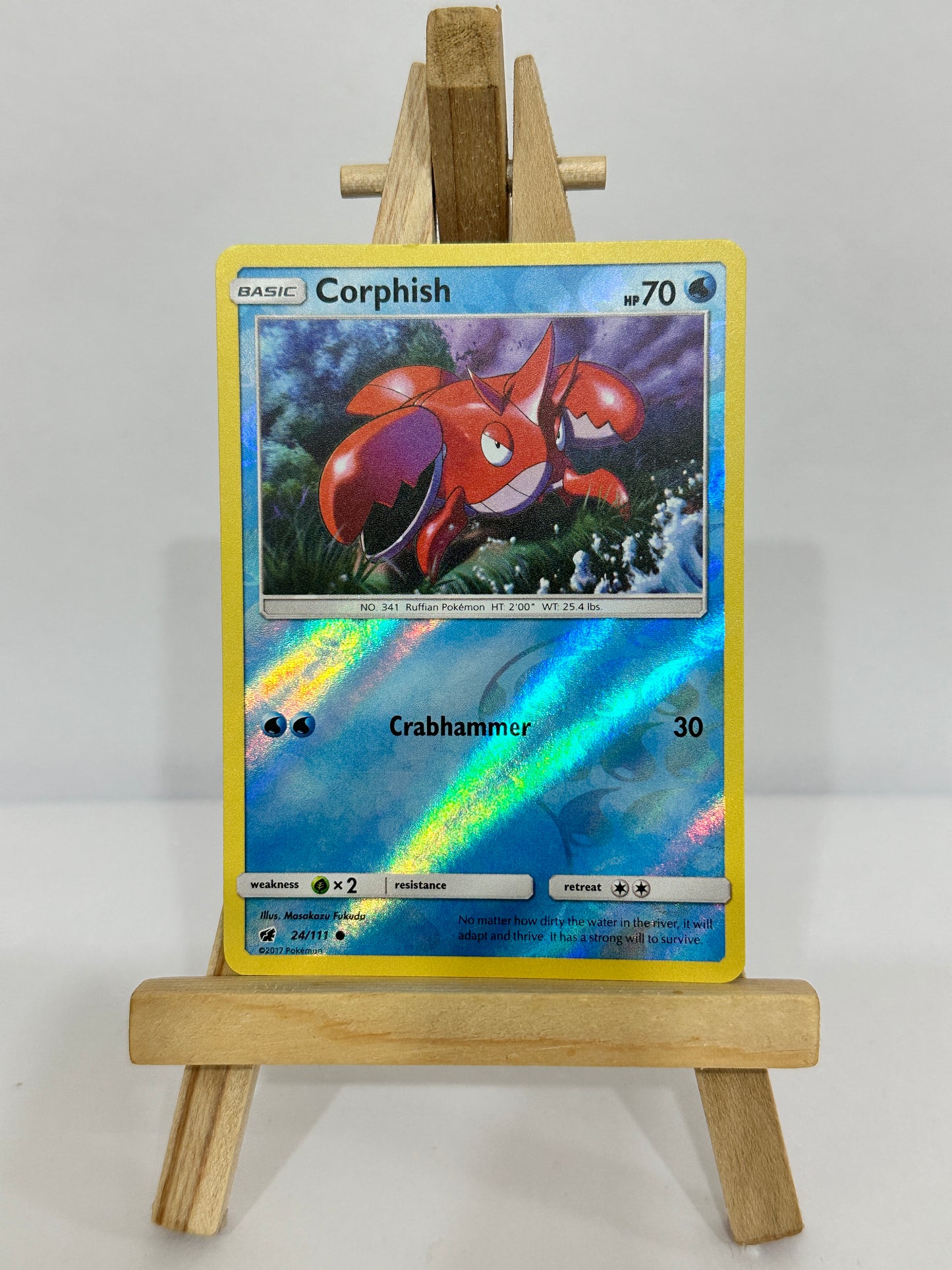 Corphish (SM Crimson Invasion) Reverse Holos