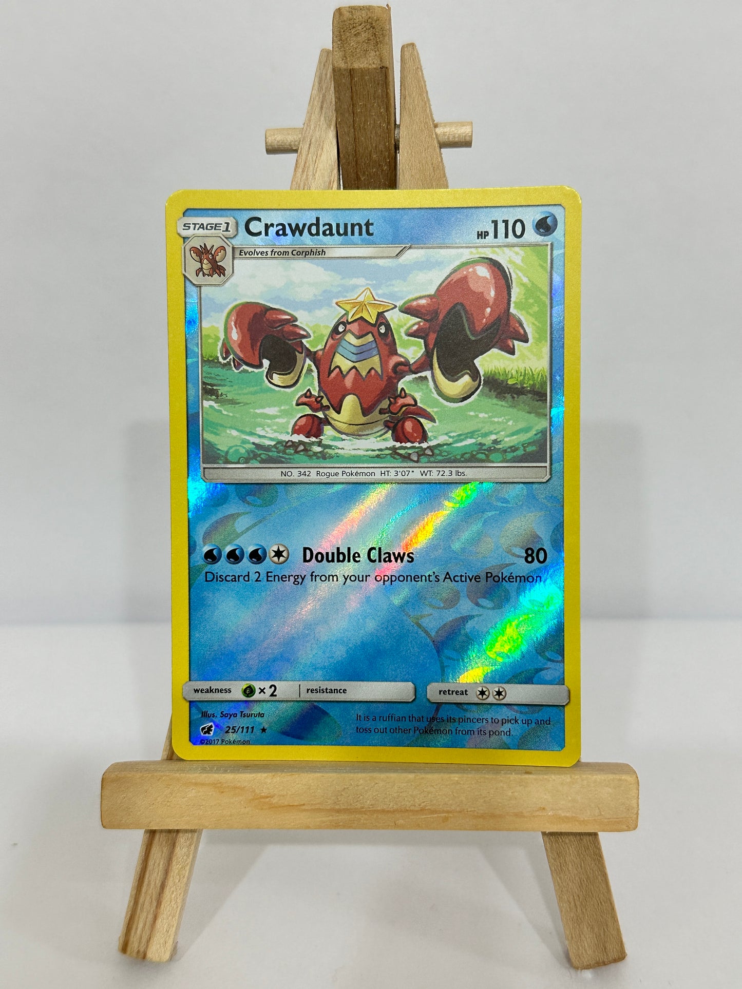 Crawdaunt (SM Crimson Invasion) Reverse Holos