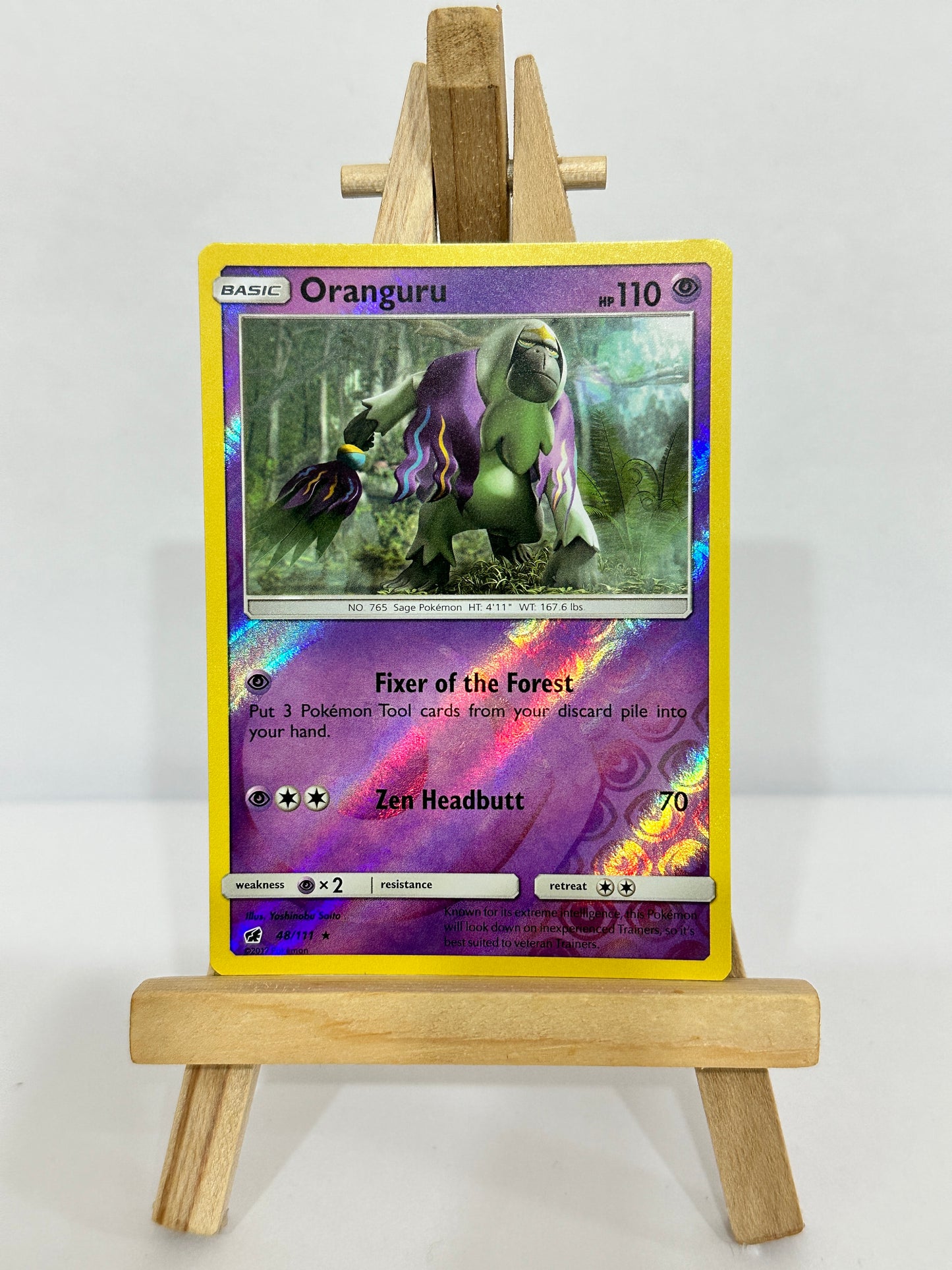Oranguru (SM Crimson Invasion) Reverse Holos