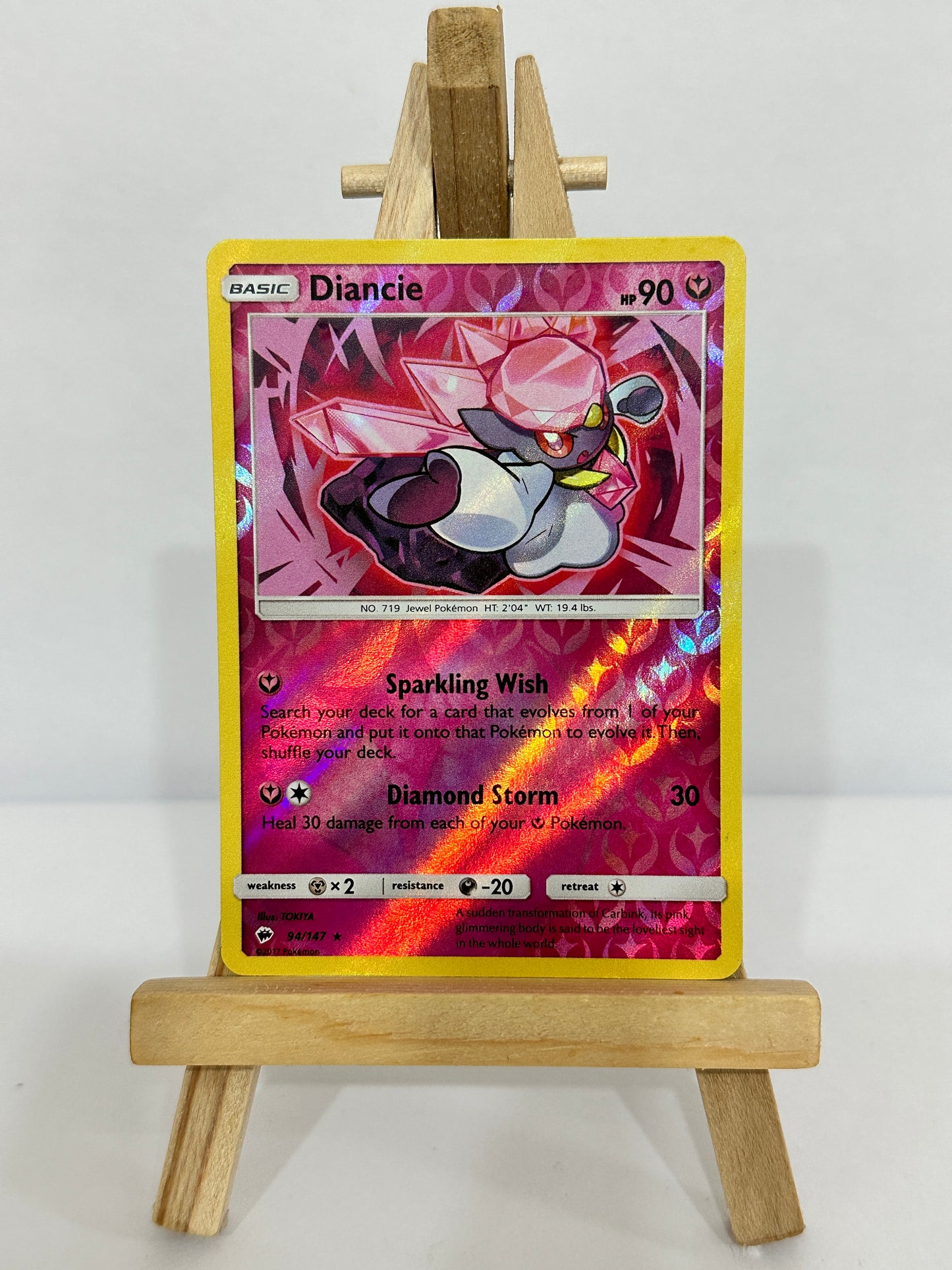 Diancie (SM Burning Shadows) Reverse Holos