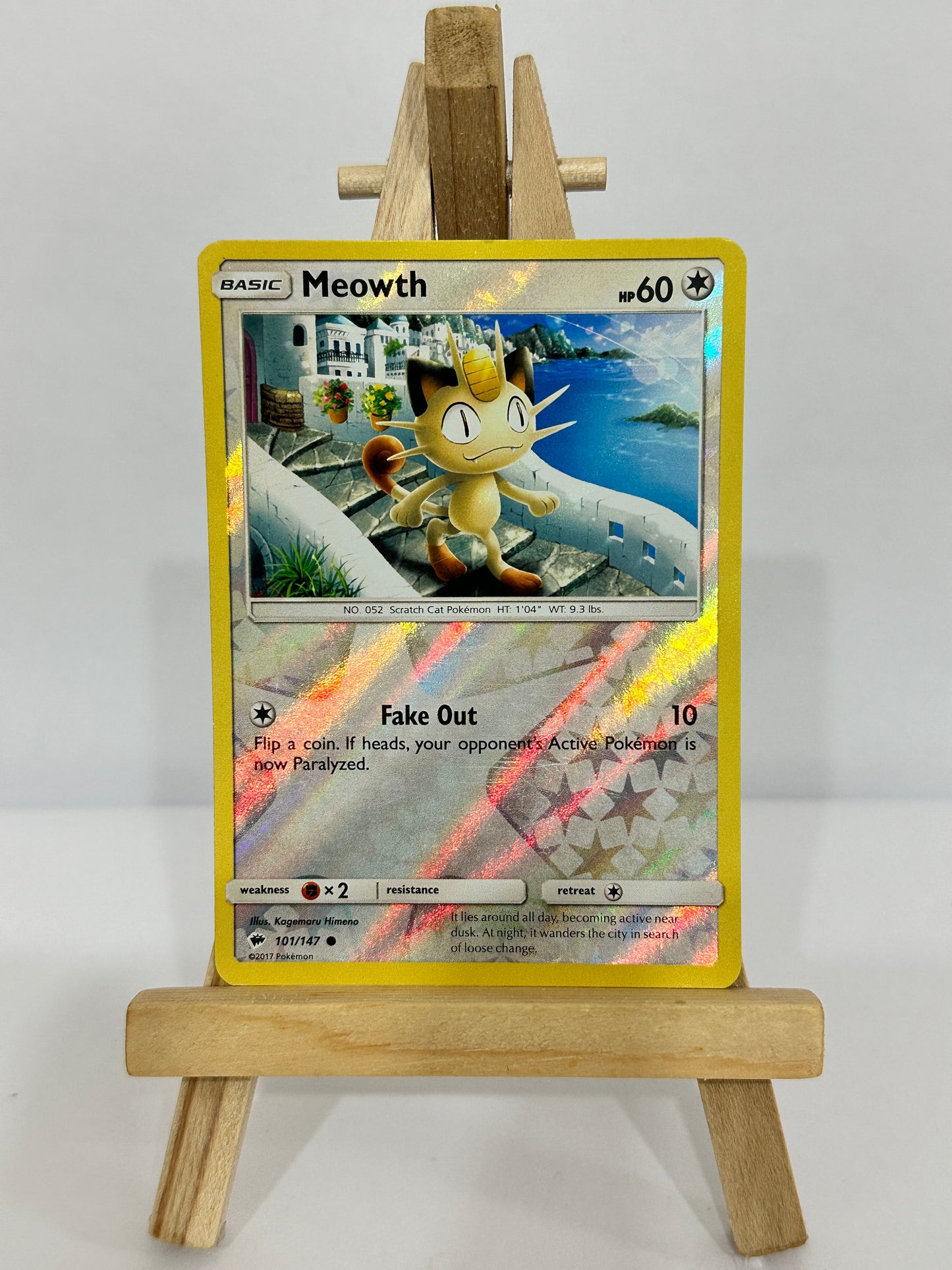 Meowth (SM Burning Shadows) Reverse Holos