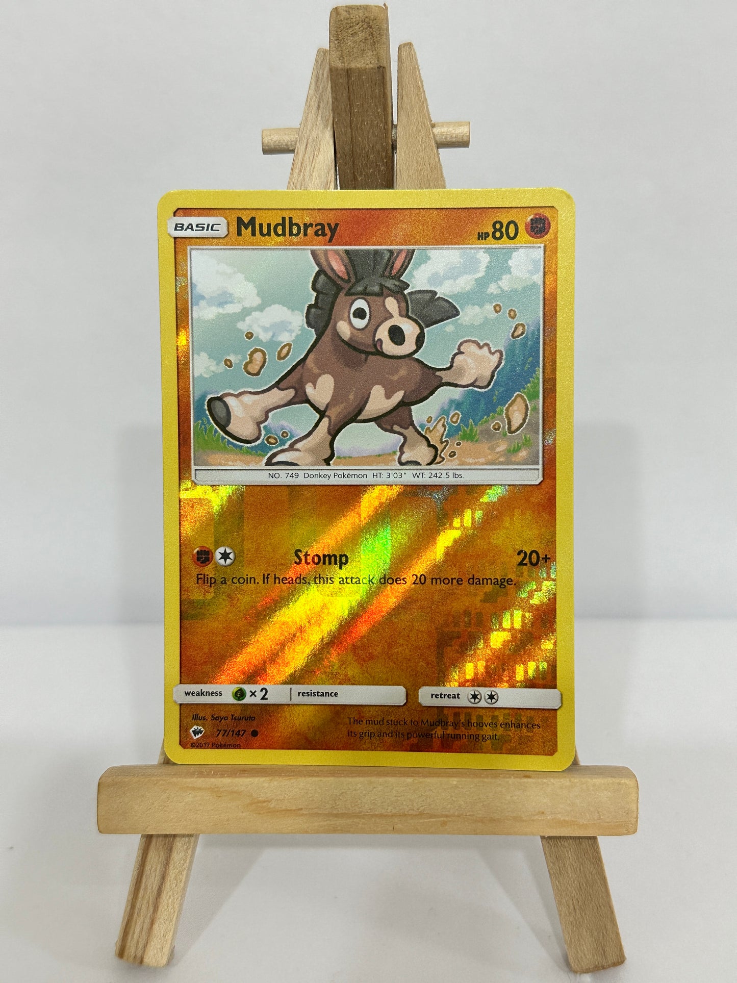 Mudbray (SM Burning Shadows) Reverse Holos