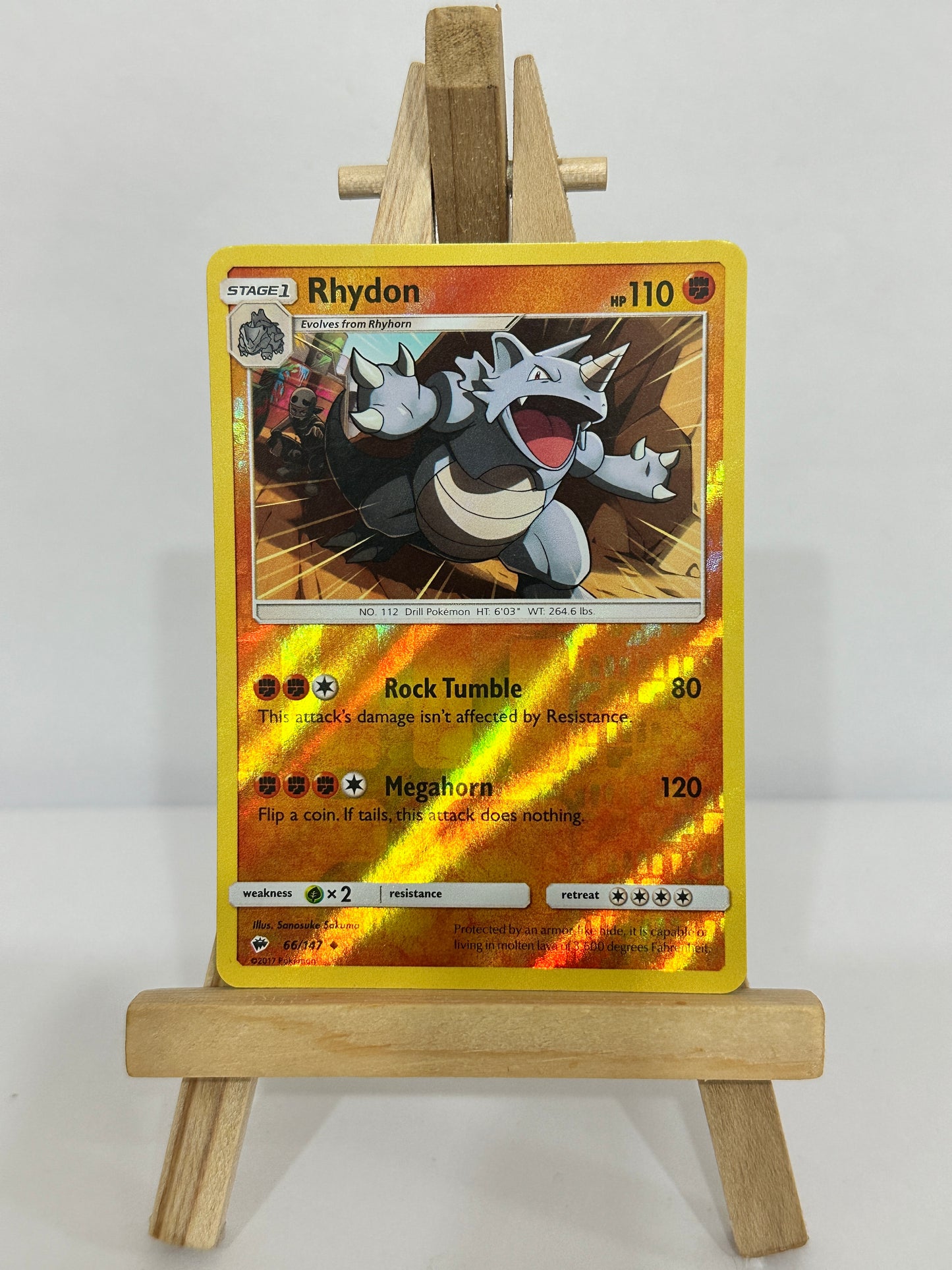 Rhydon (SM Burning Shadows) Reverse Holos