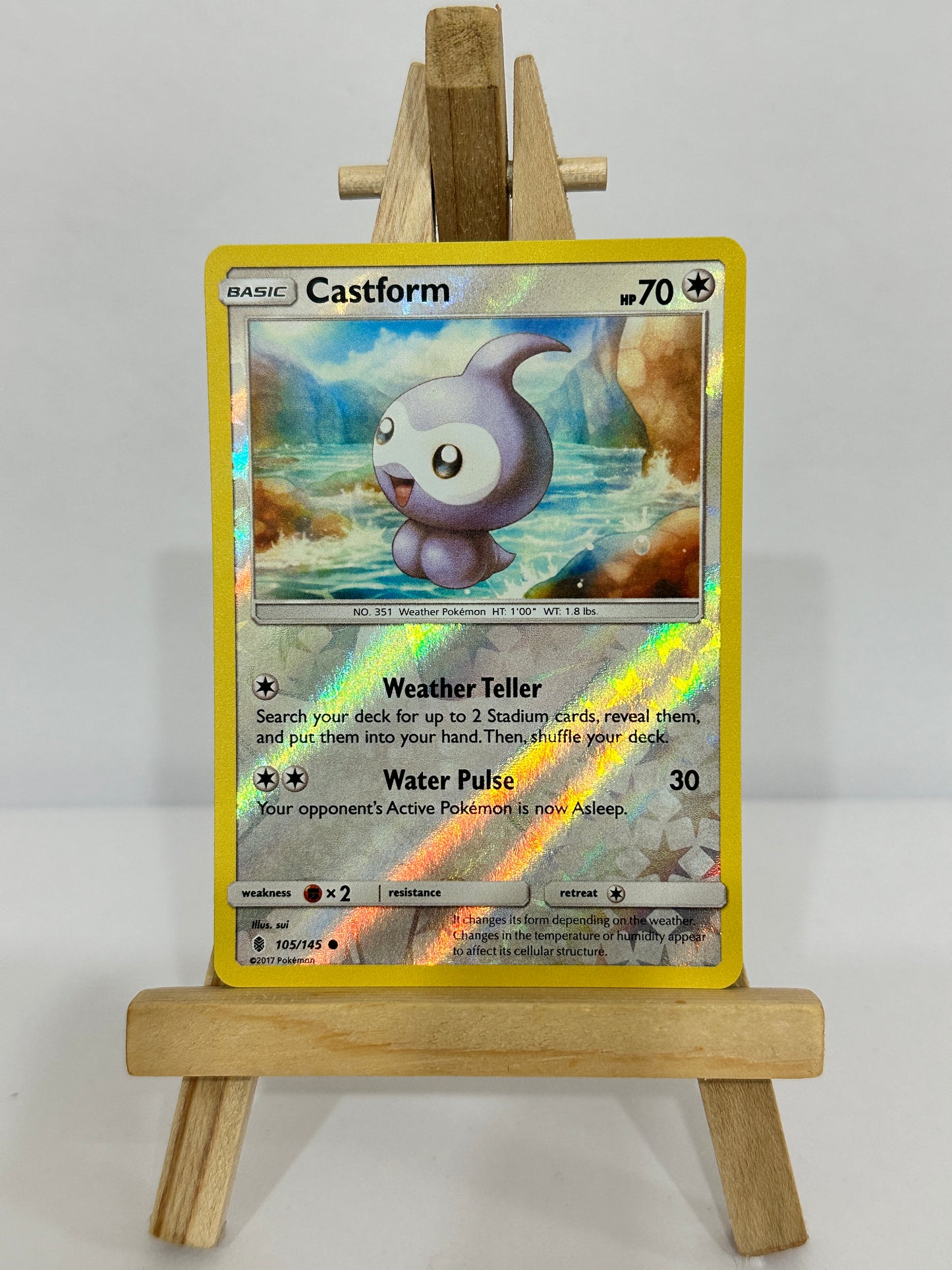 Castform (SM Guardians Rising) Reverse Holo