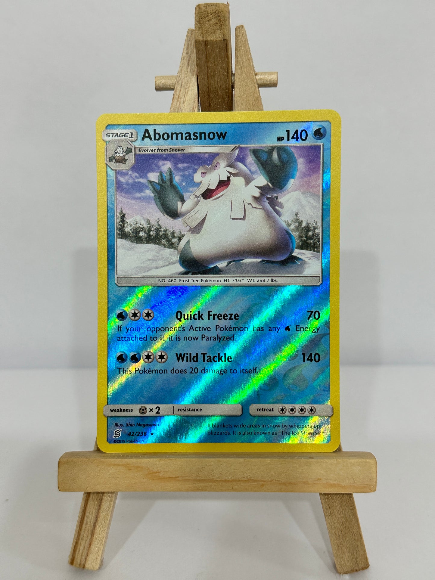 Abomasnow (SM Unified Minds) Reverse Holo