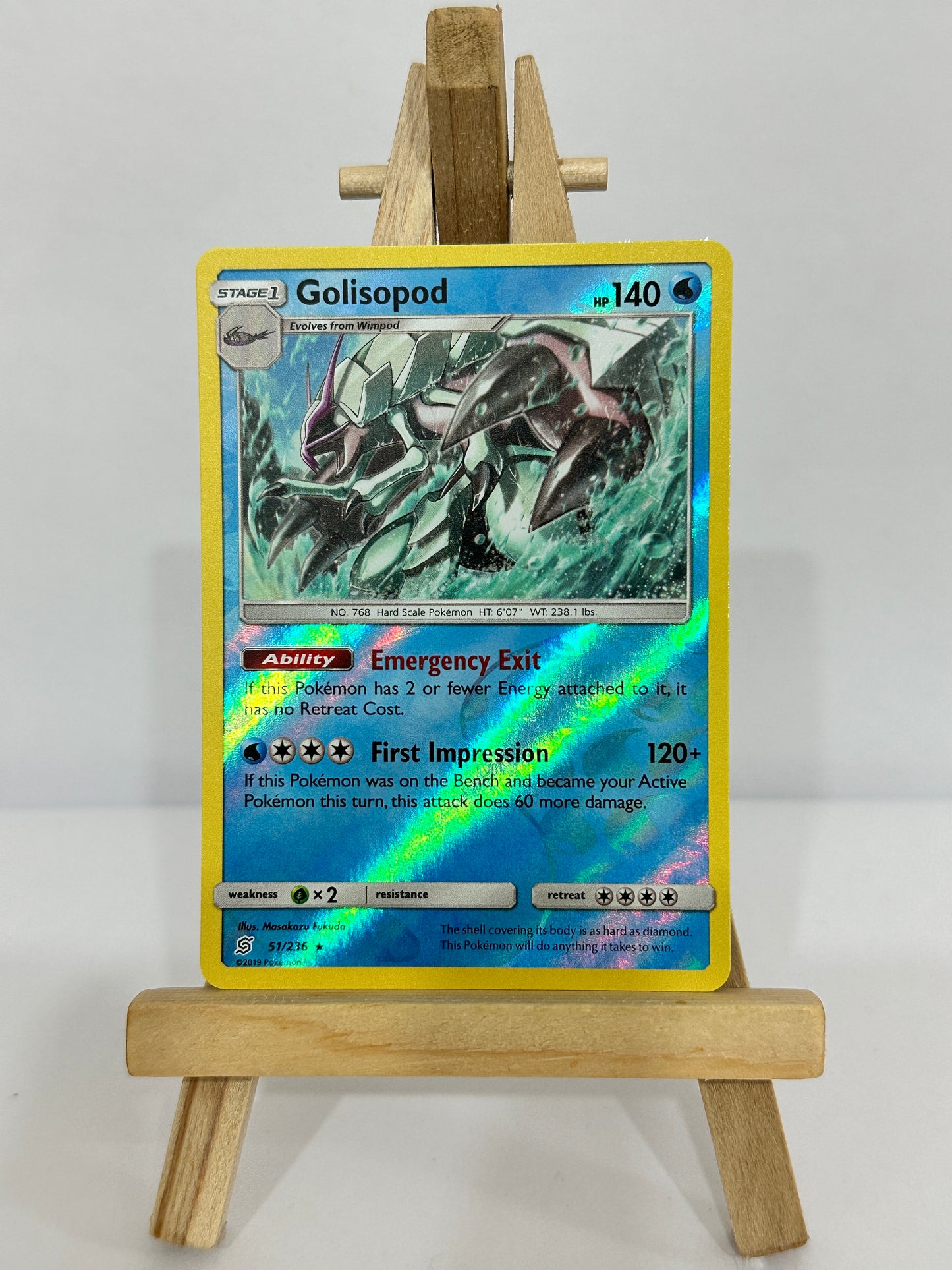 Golisopod (SM Unified Minds) Reverse Holo