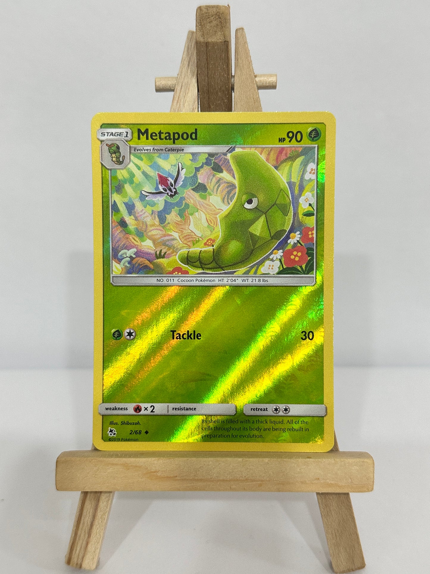 Metapod (SM Hidden Fates) Reverse Holo