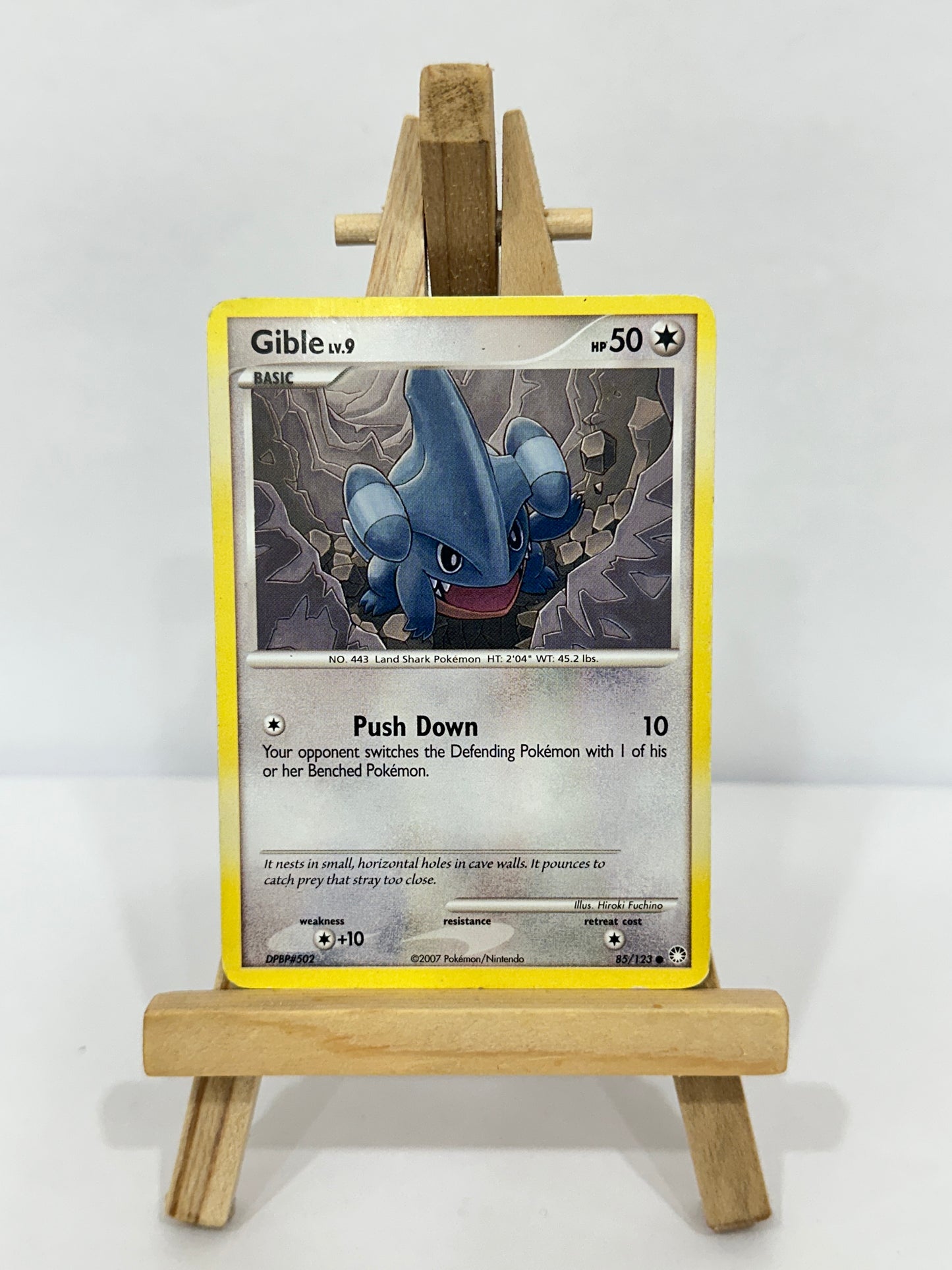 Gible Lv9 (DP Mysterious Treasures)