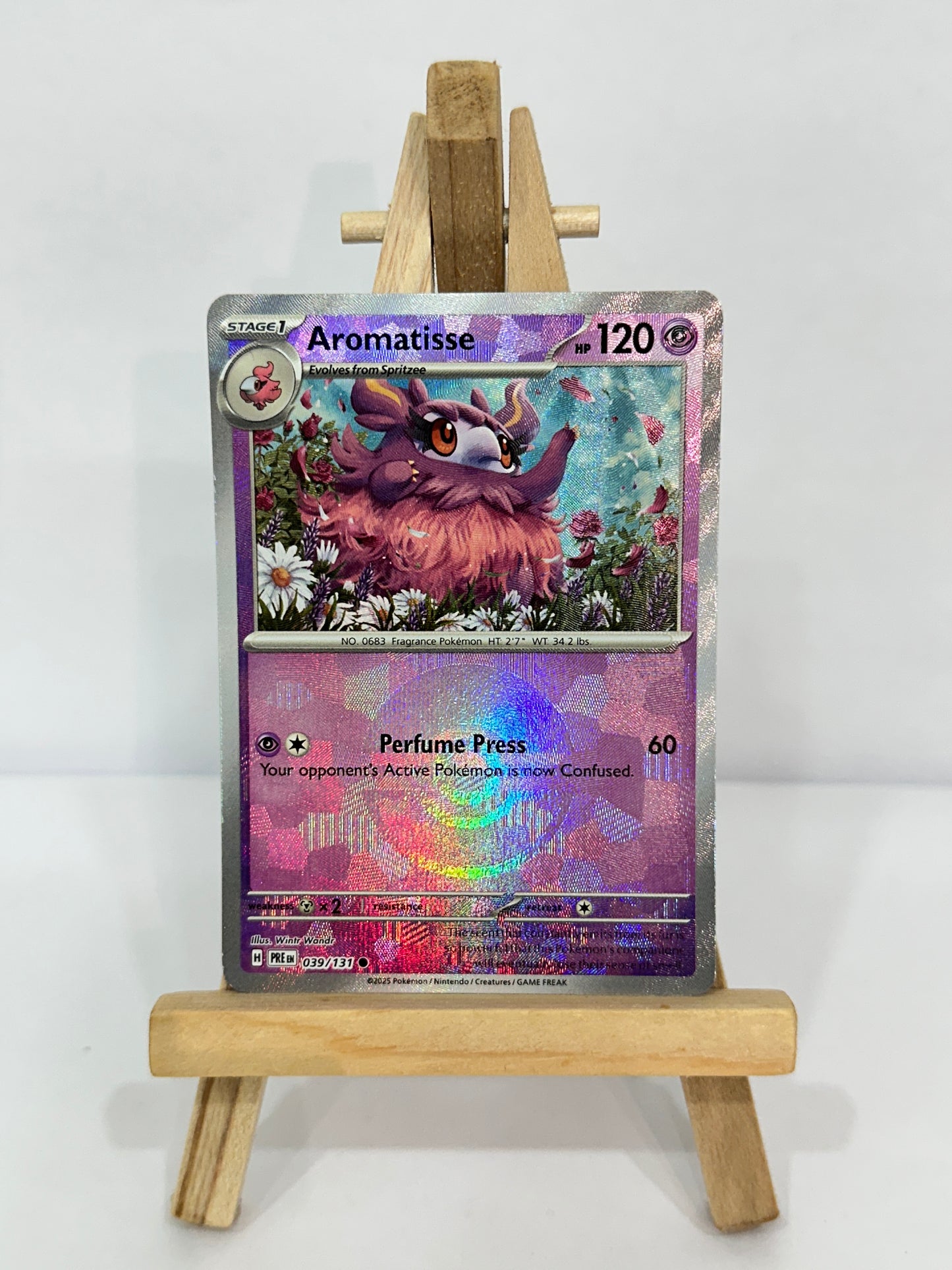 Aromatisse (SV Prismatic Evolution) Pokeball Reverse Holo