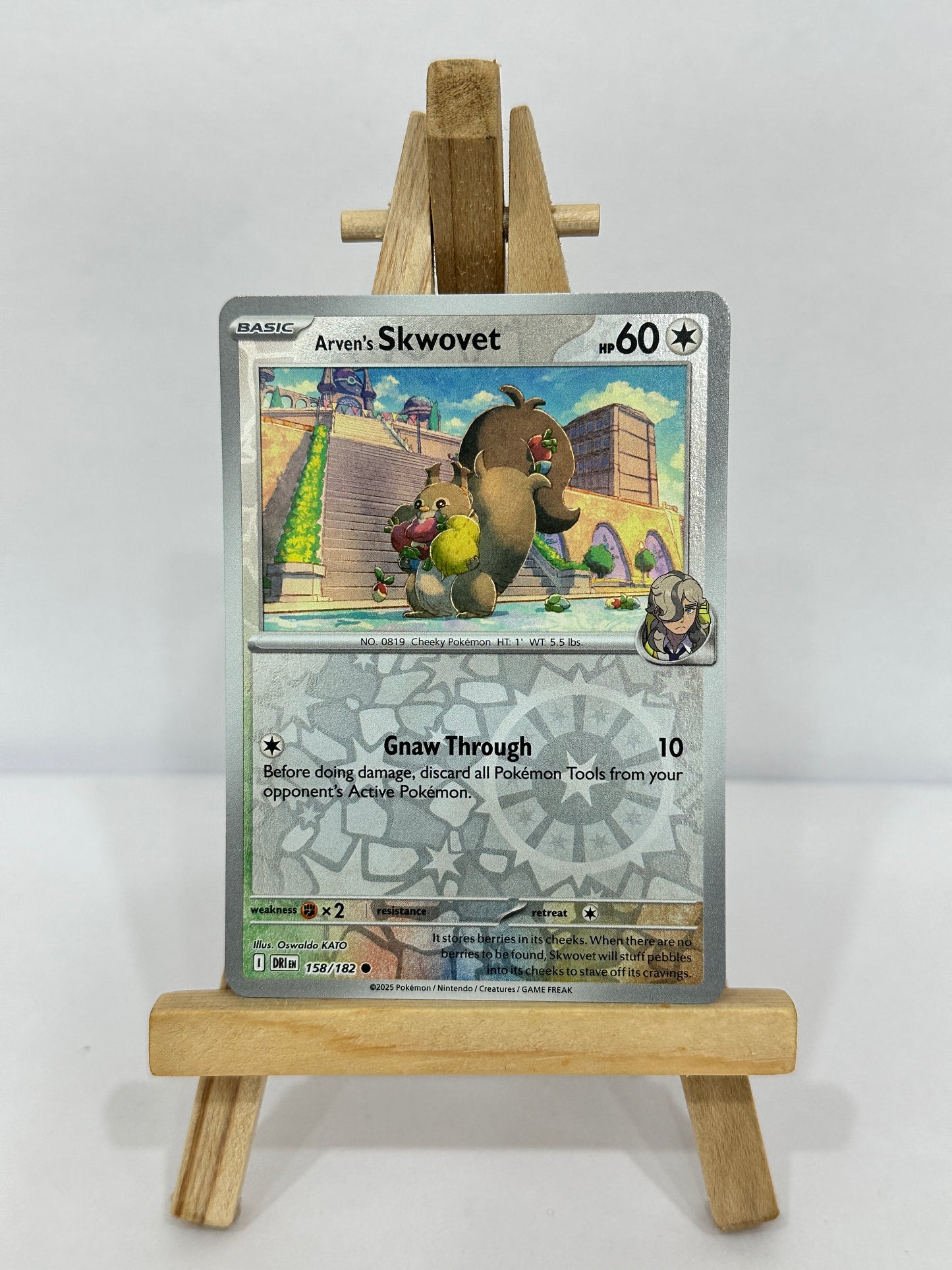 Arven’s Skwovet (SV Destined Rivals) Reverse Holo