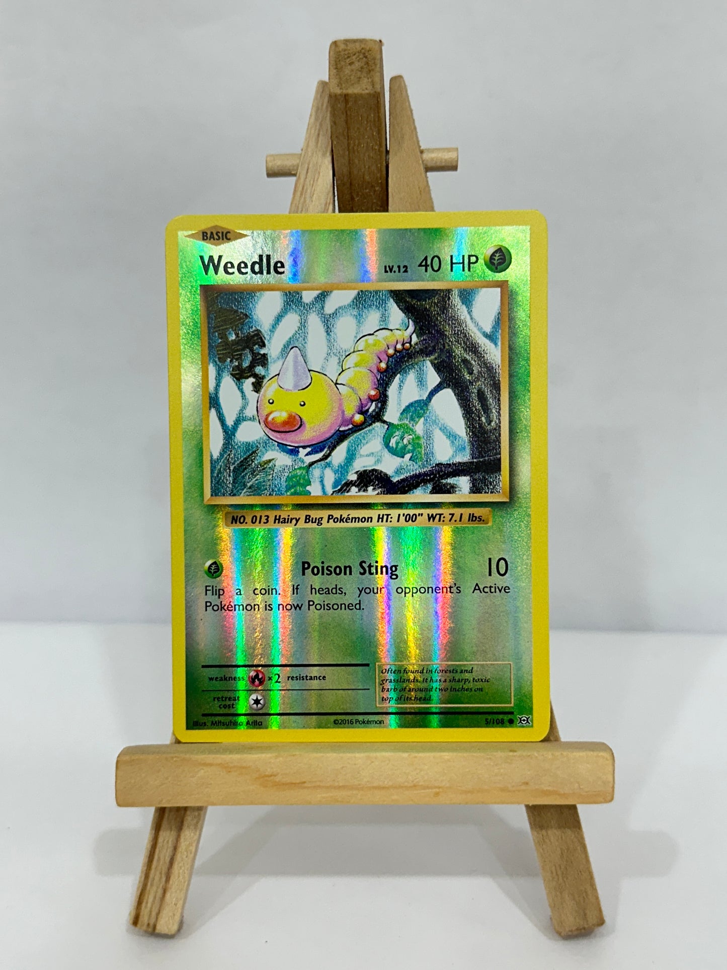 Weedle (XY Evolutions) Reverse Holo