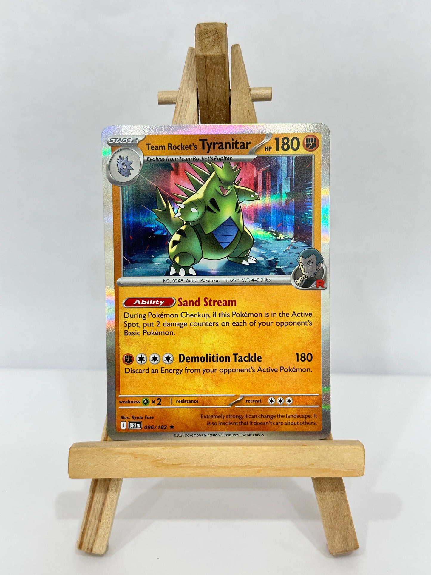 Team Rocket’s Tyranitar (SV Destined Rivals) Holo