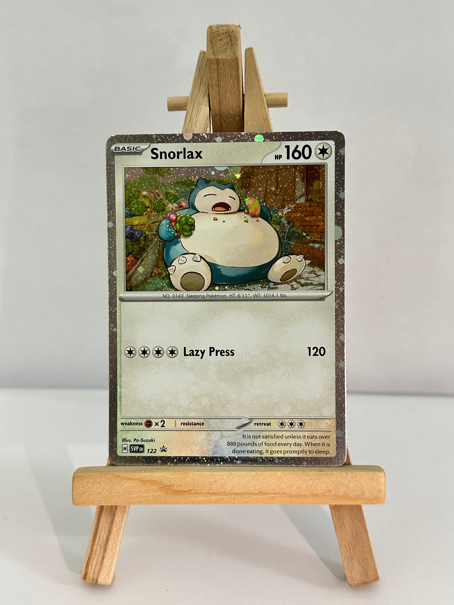Snorlax (SVP 122) Promo Cosmo Holo