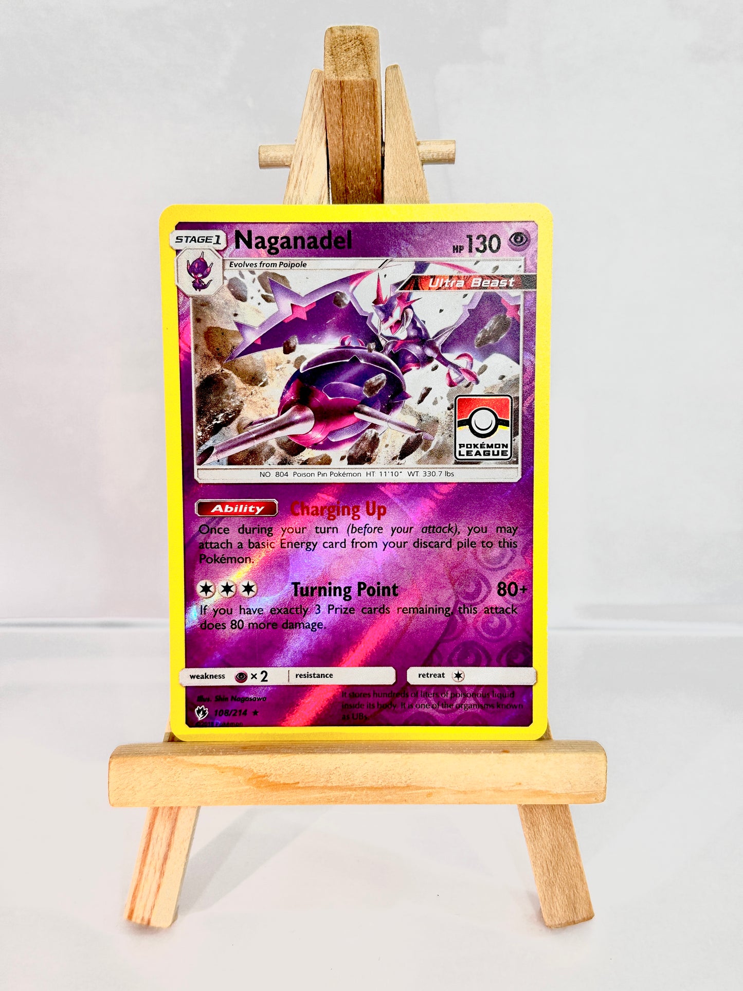 Naganadel (Pokemon League Stamped Promo) Reverse Holo