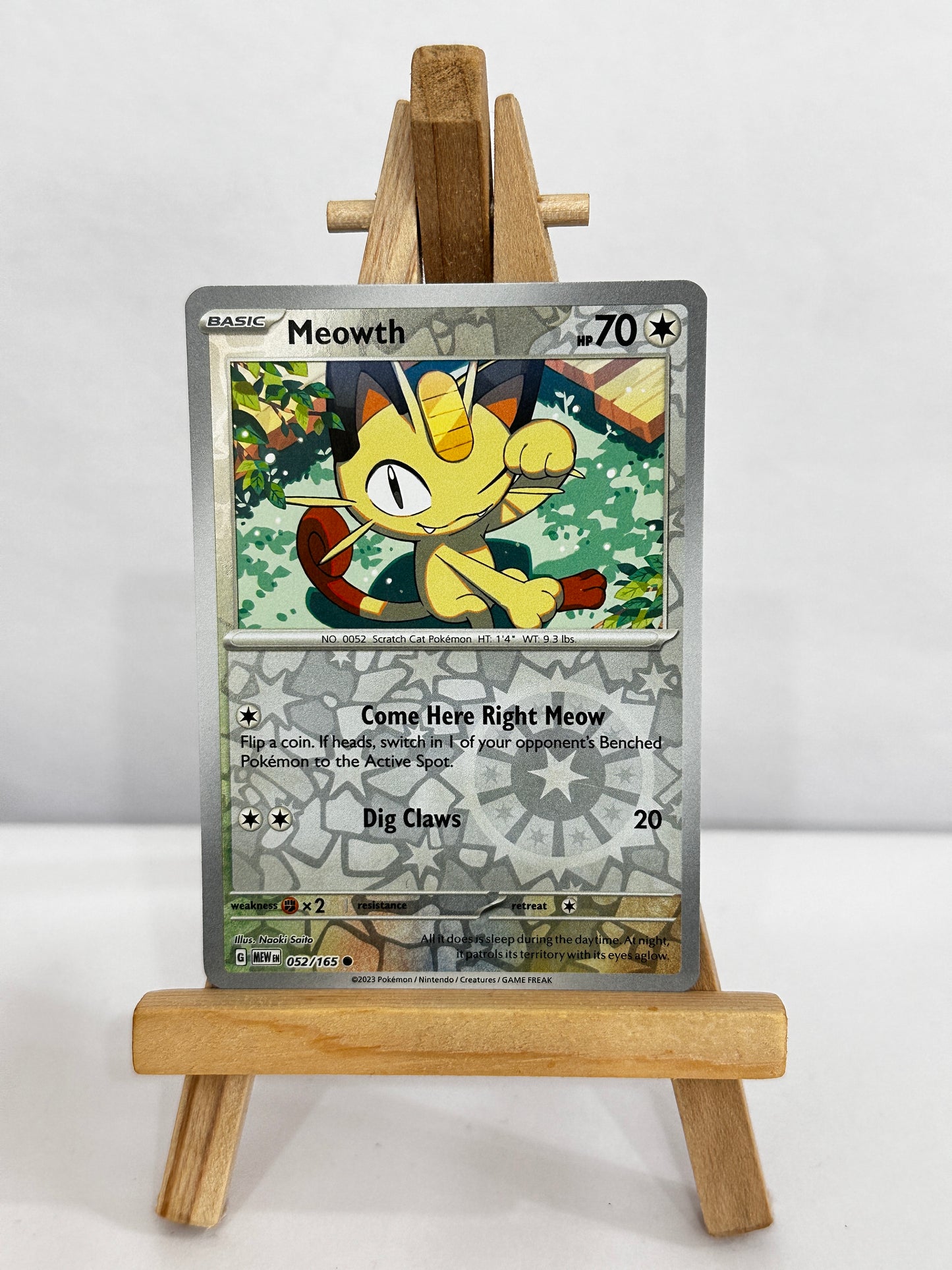 Meowth (SV 151) Reverse Holo
