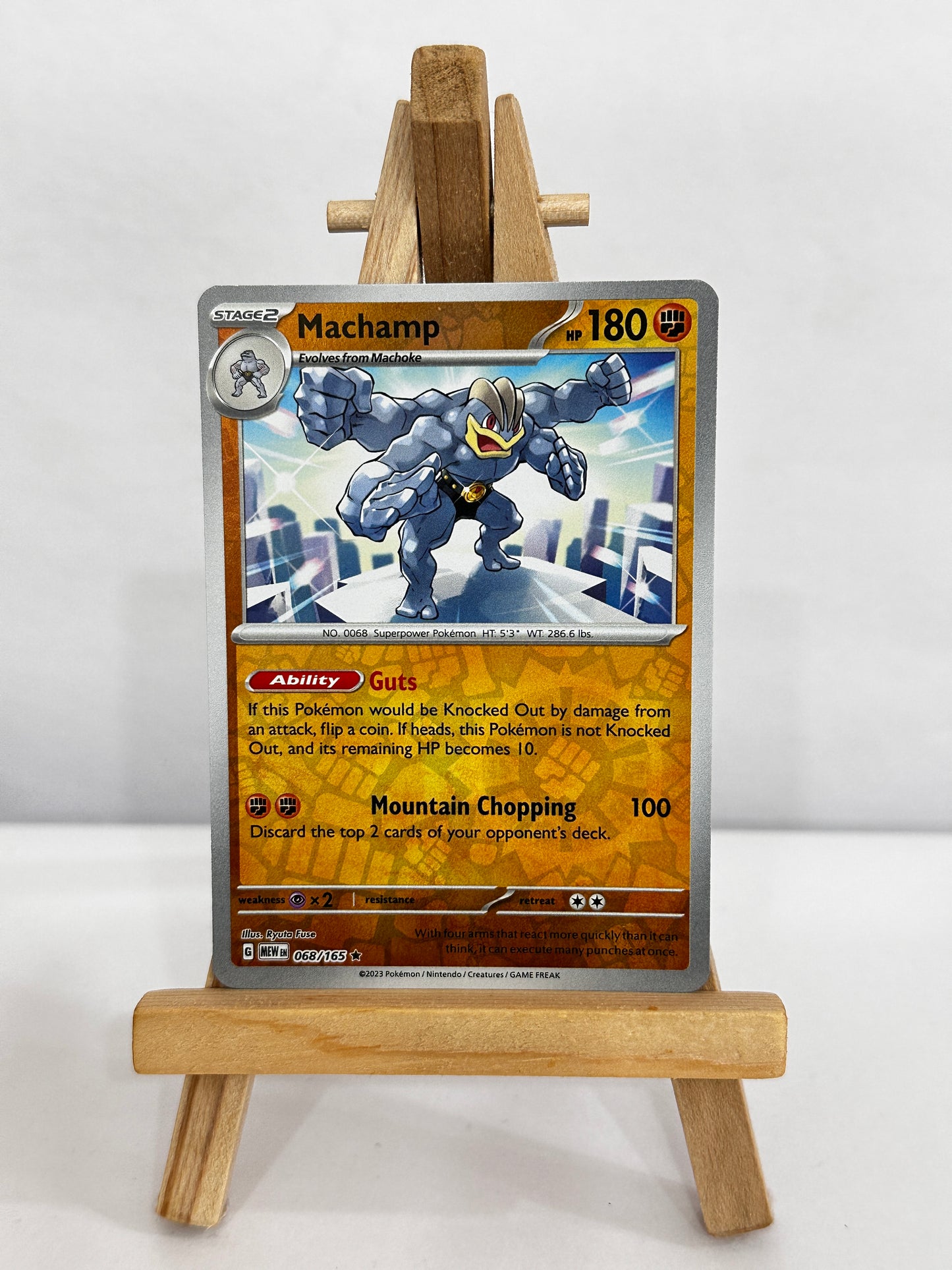 Machamp (SV 151) Reverse Holo Rare