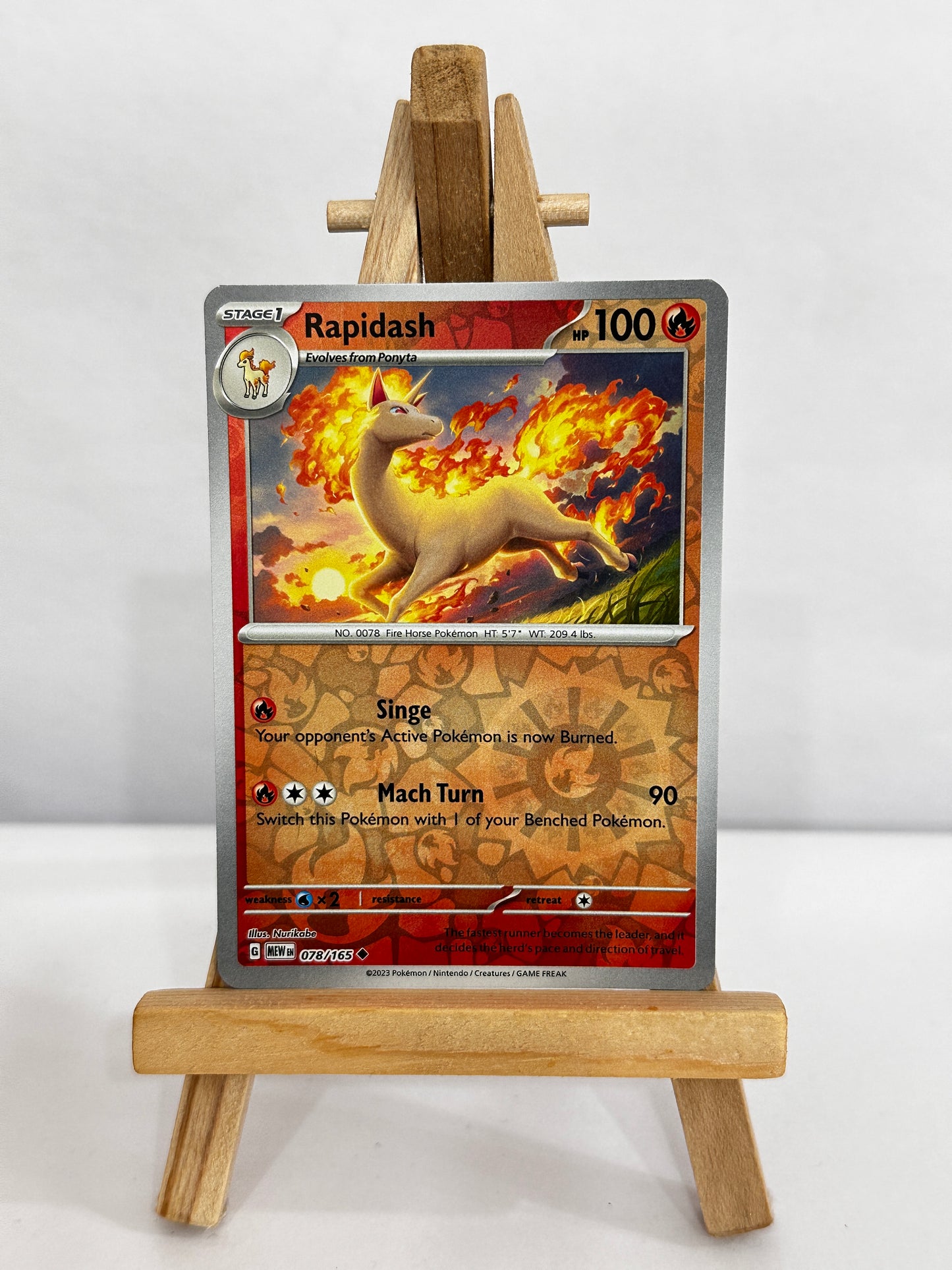 Rapidash (SV 151) Reverse Holo