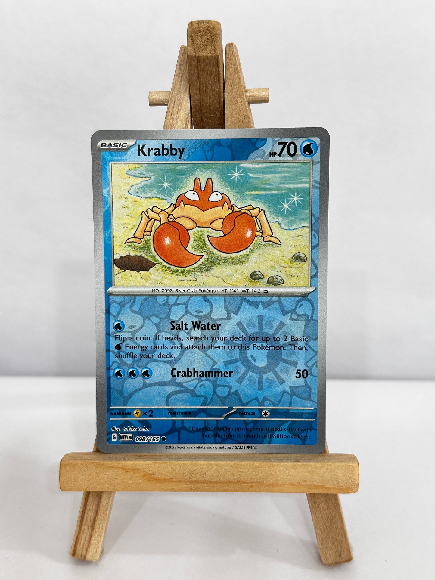 Krabby (SV 151) Reverse Holo
