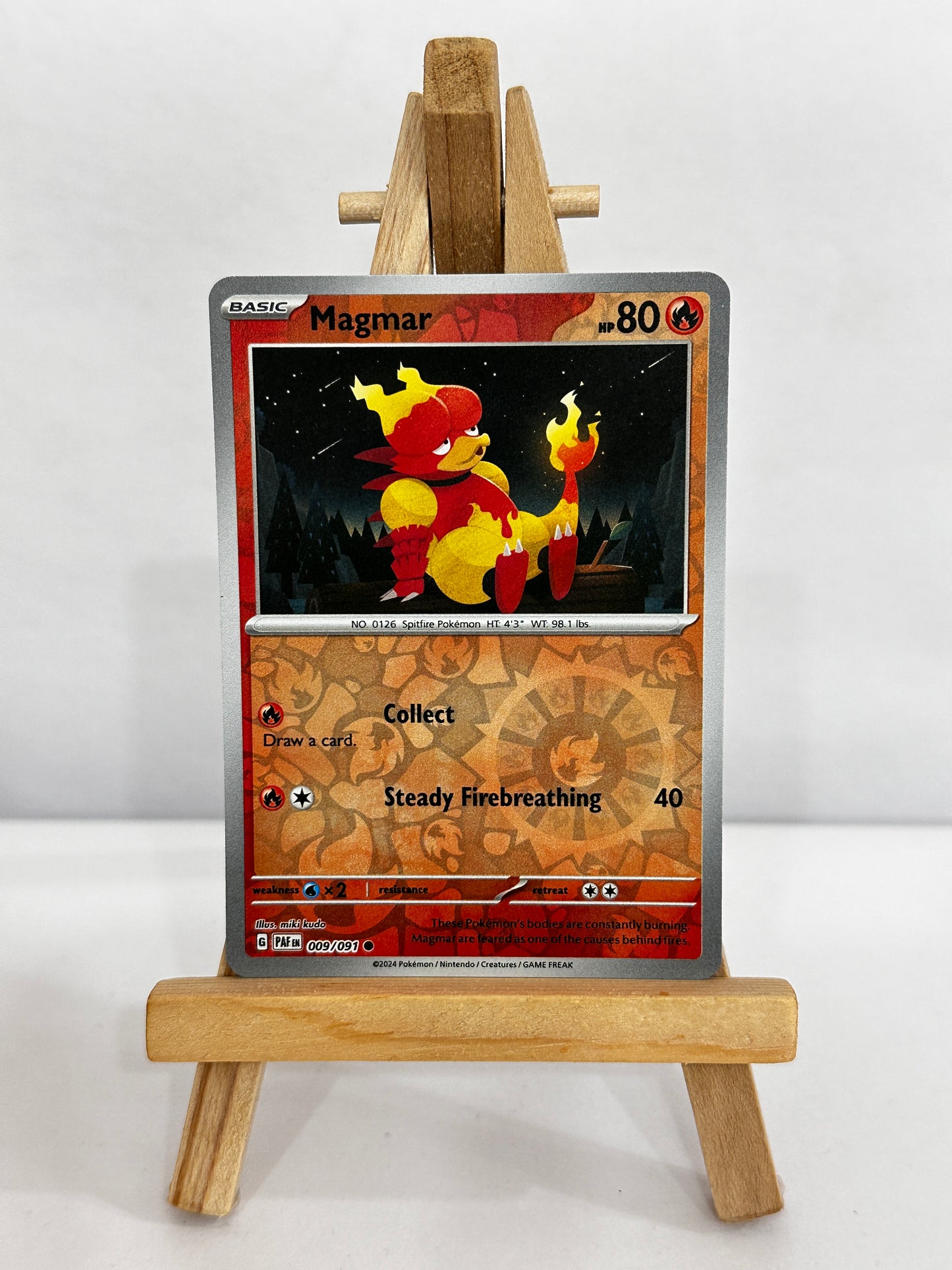 Magmar (SV Paldean Fates) Reverse Holo