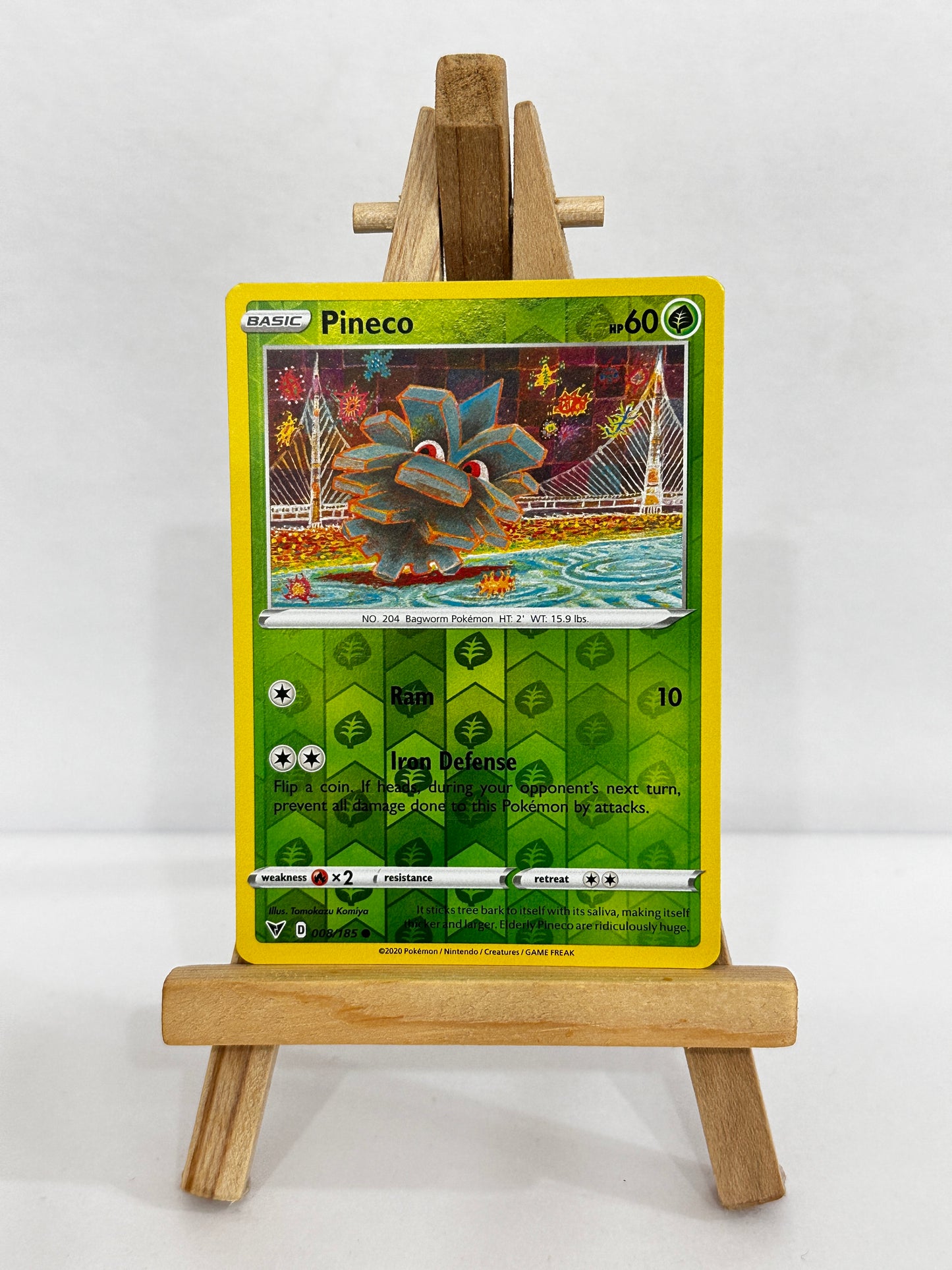 Pineco (SWSH Vivid Voltage) Reverse Holo