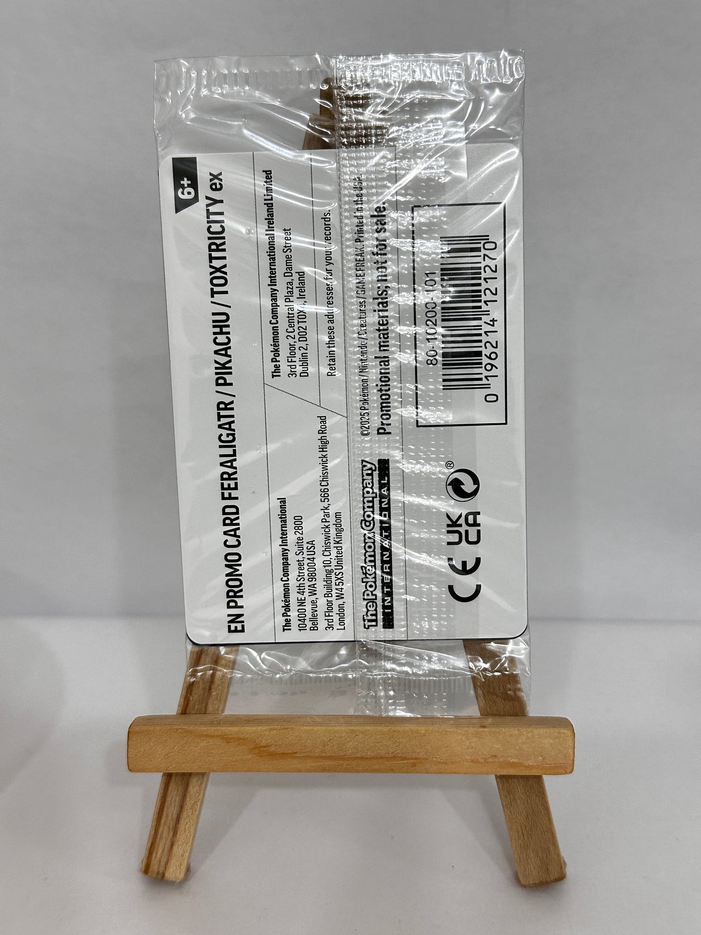 Feraligatr/Pikachu/Toxtricity ex ( Illustration Contest 2024) Sealed Promo