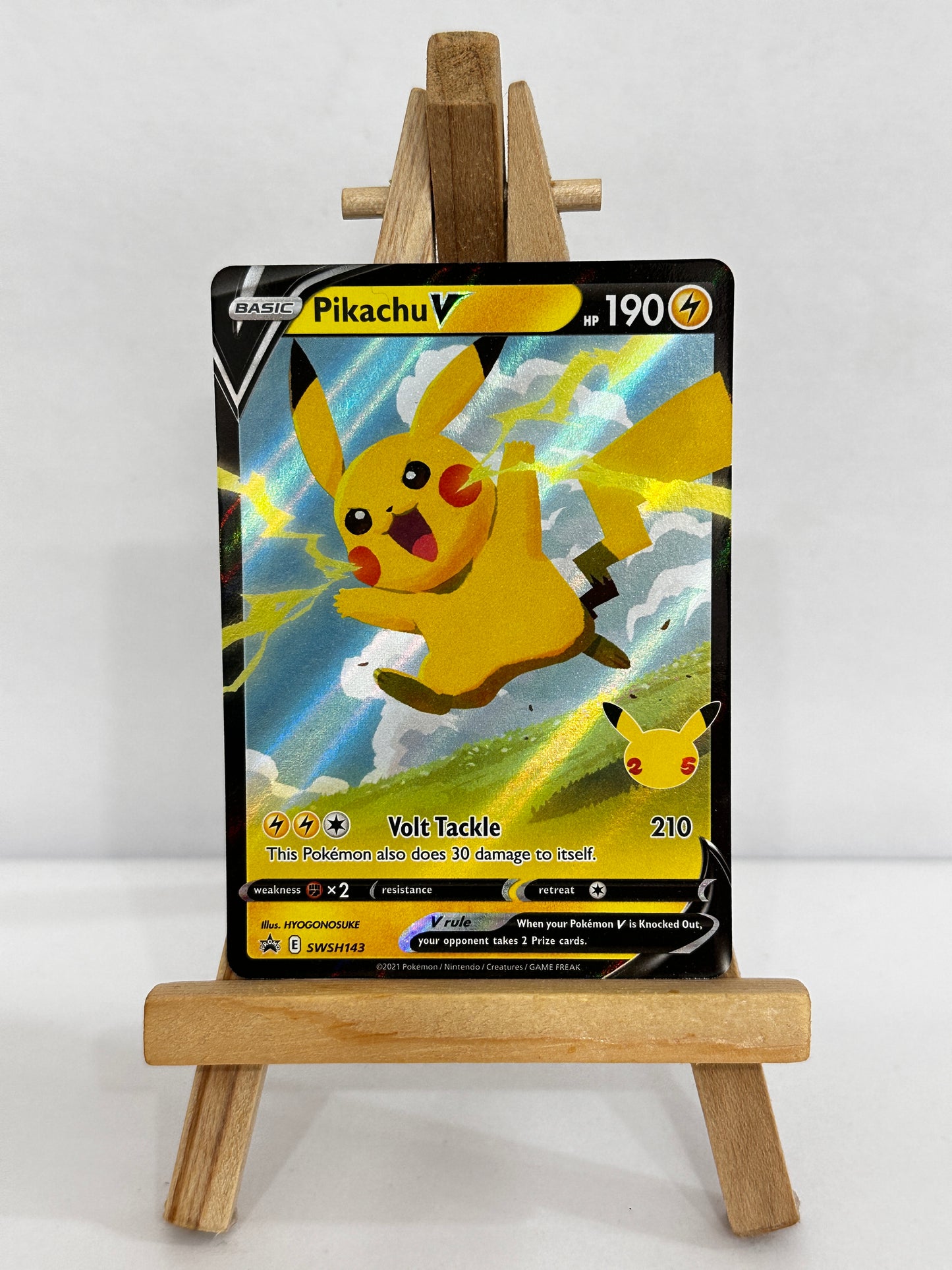 Pikachu V (SWSH143) Celebrations Promo