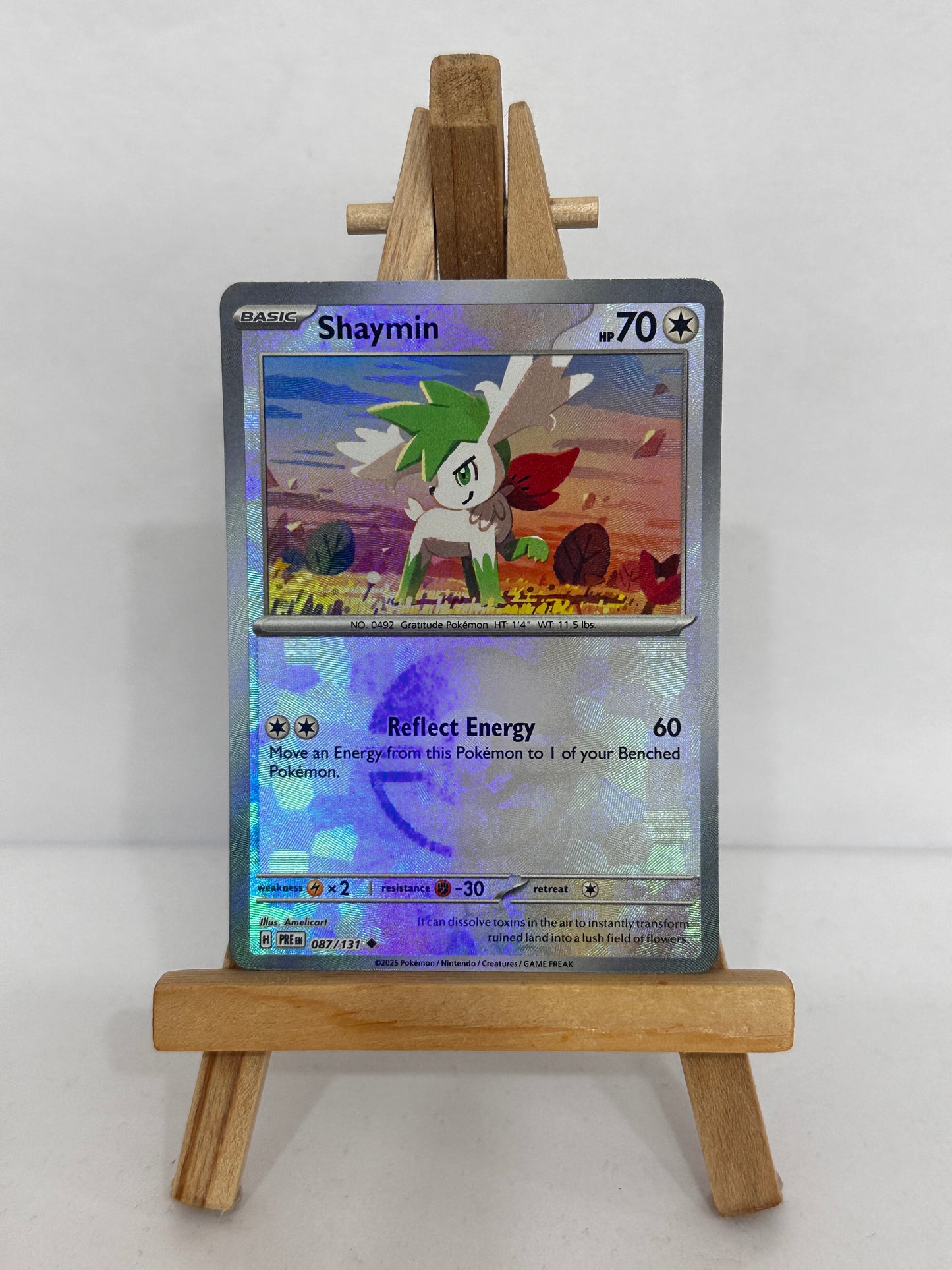 Shaymin (SV Prismatic Evolutions) Pokeball Reverse Holo