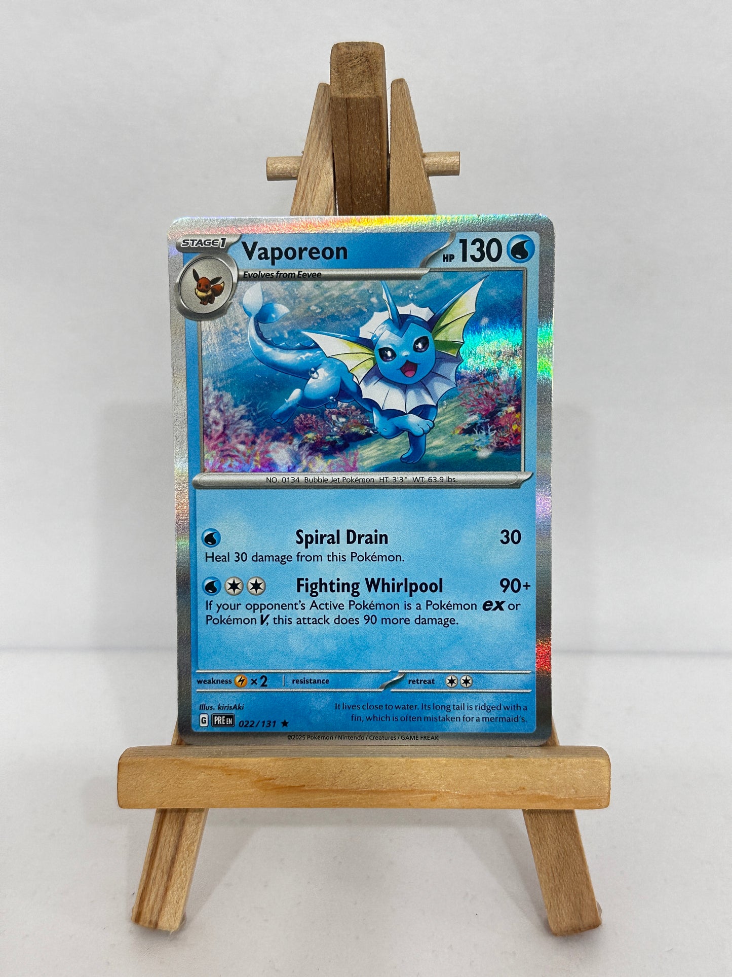 Vaporeon (SV Prismatic Evolutions) Holo