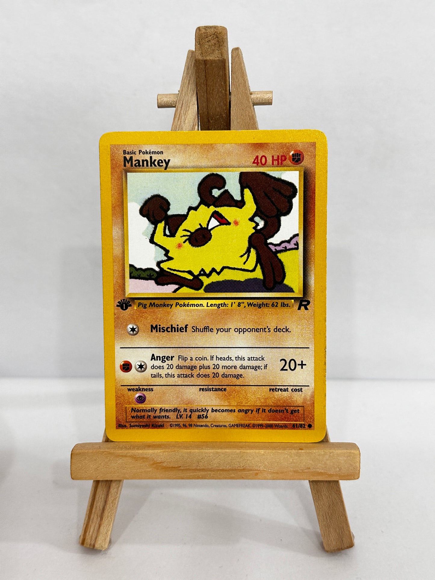 Mankey (Team Rocket) 1st edition
