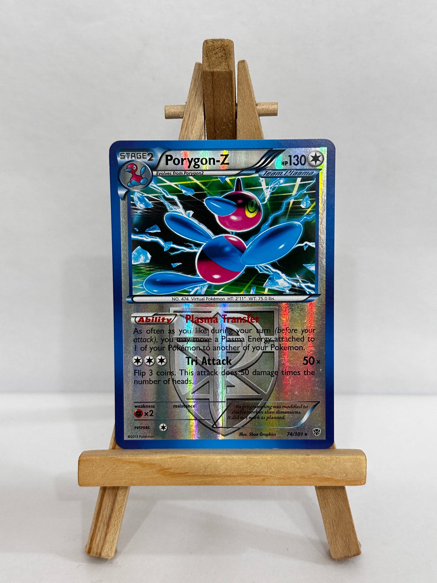 Porygon-Z (BW Plasma Blast) Reverse Holo