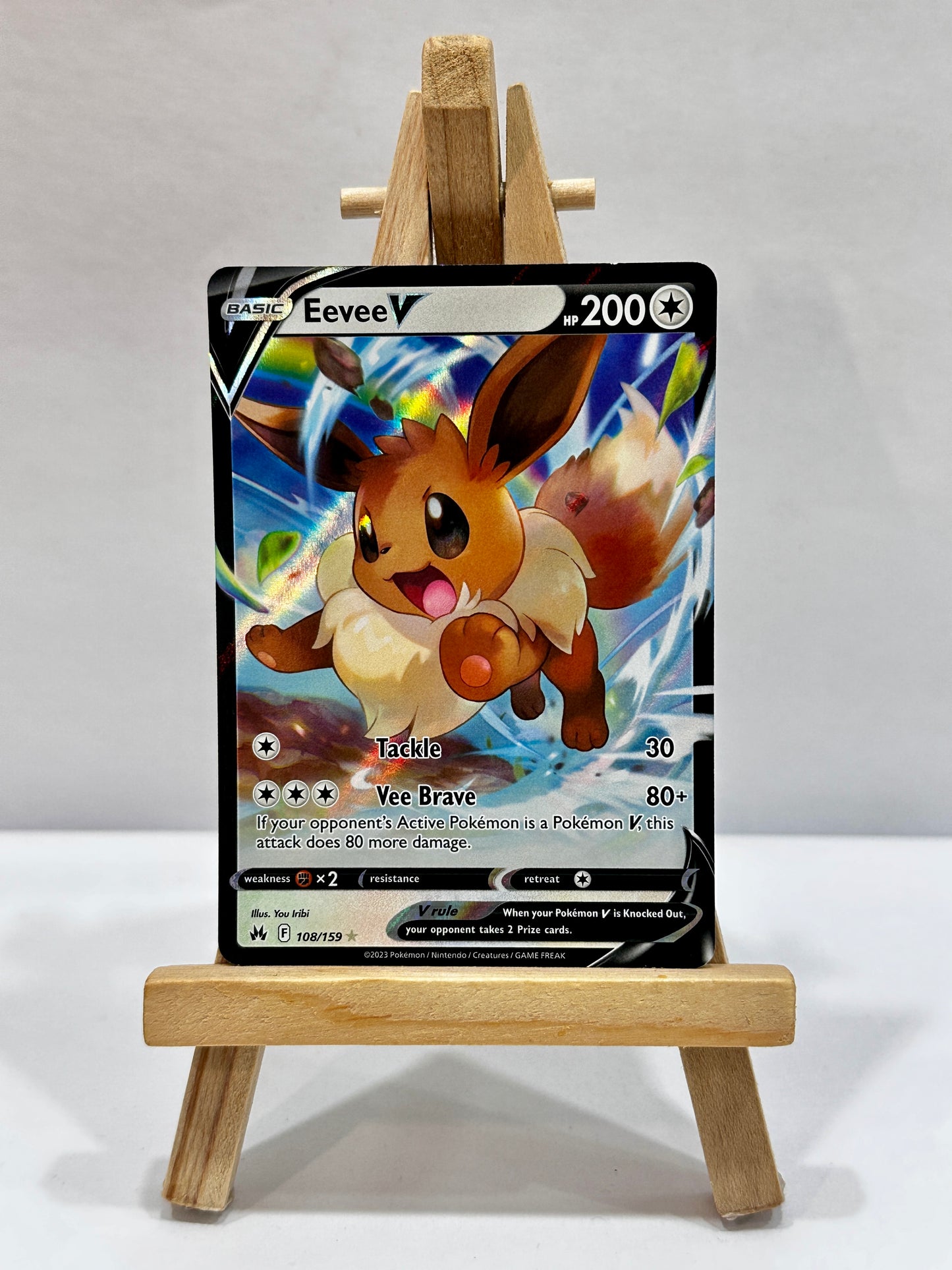 Eevee V 108/159 (SWSH Crown Zenith)