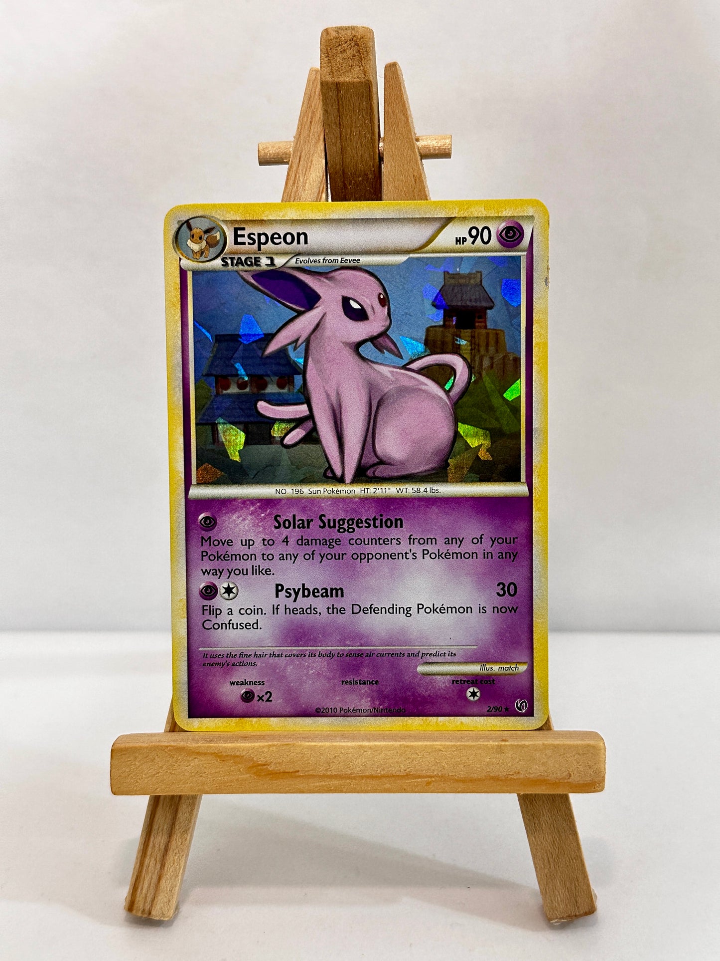 Espeon 2/90 (HGSS Undaunted) Cracked Ice Holo