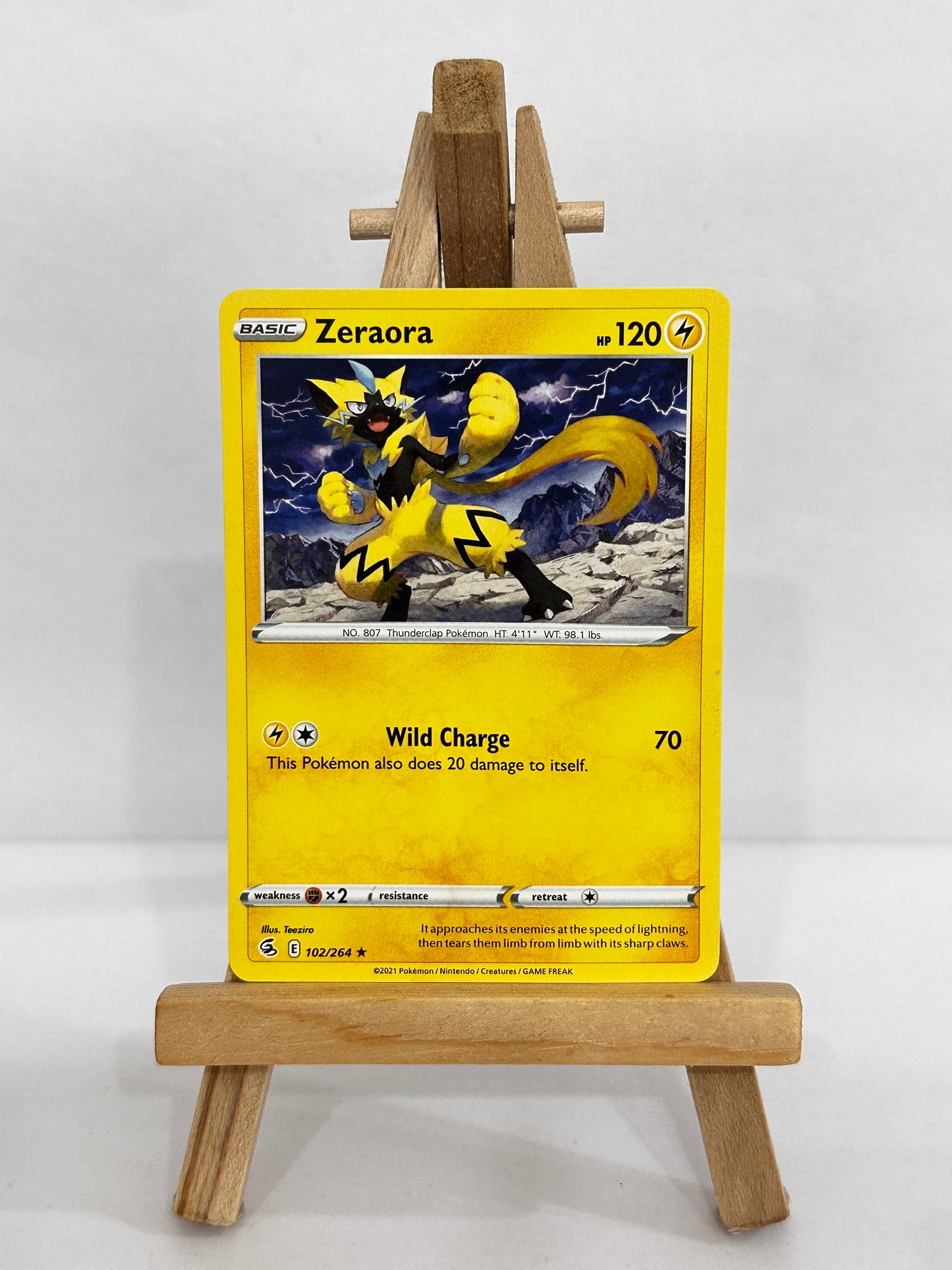 Zeraora (SWSH Fusion Strike) Rare